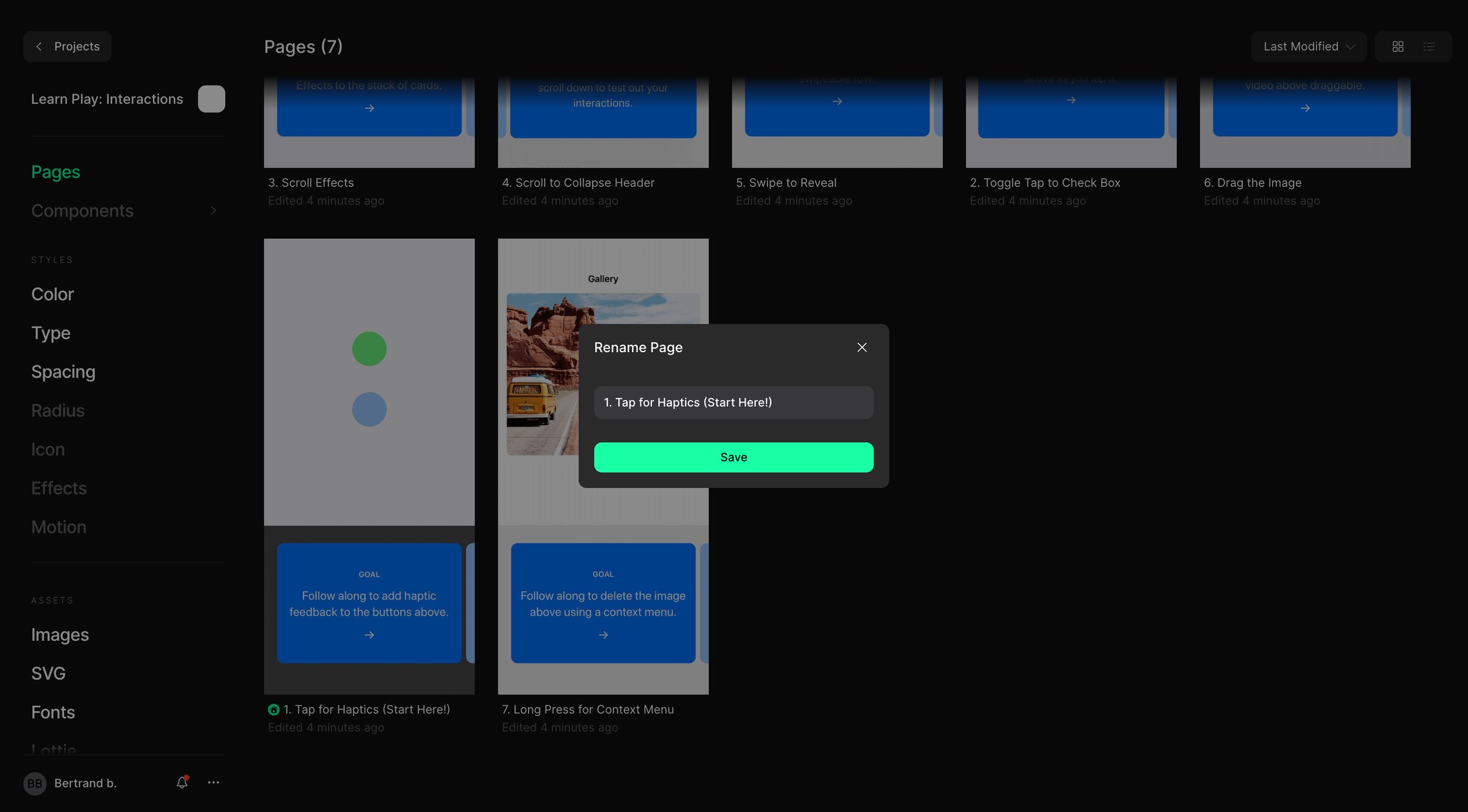 Play - Learn Play Interactions | Play screen