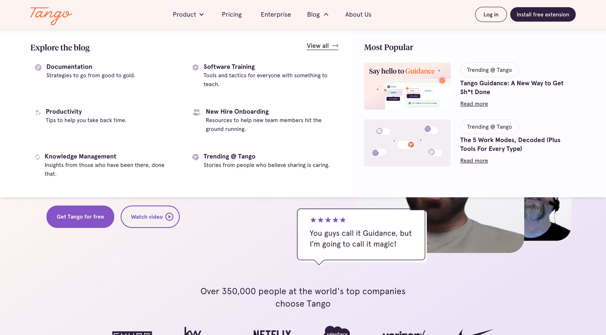 Tango - Tango | Interactive walkthroughs, created in seconds. screen