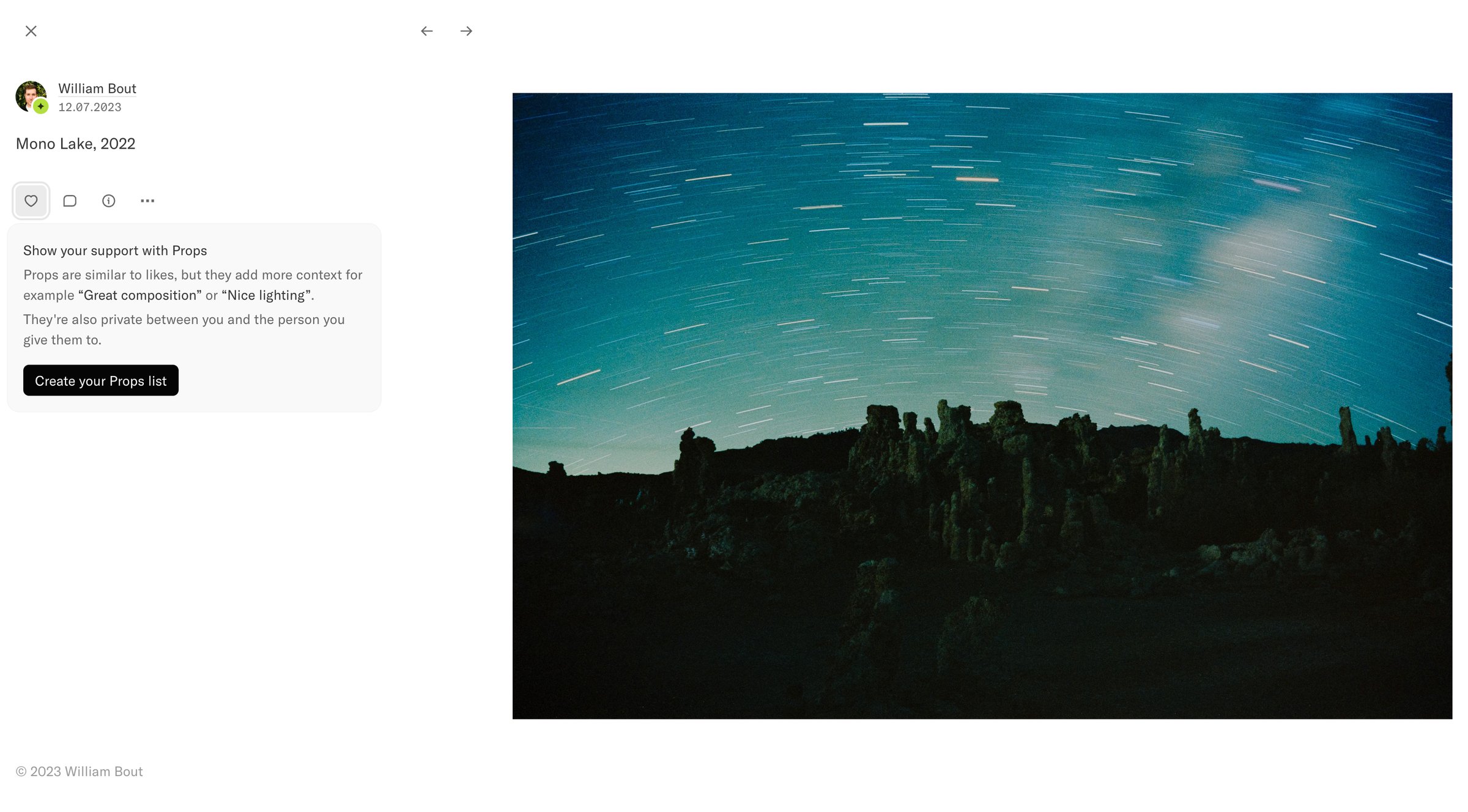 Refrakt - Mono Lake, 2022 by William Bout — Refrakt screen