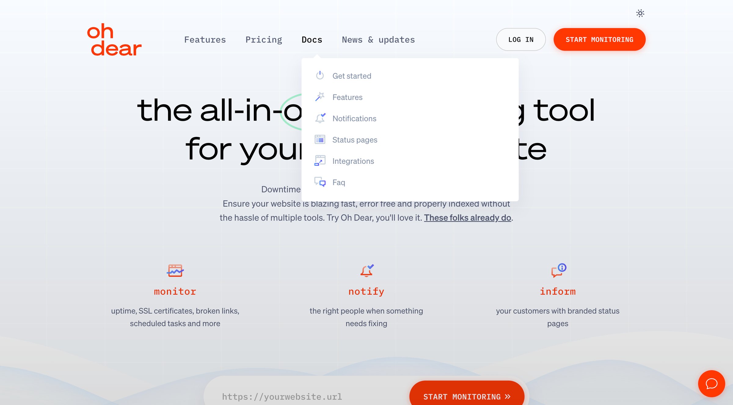 Oh Dear - Oh Dear - The all-in-one monitoring tool for your entire website screen