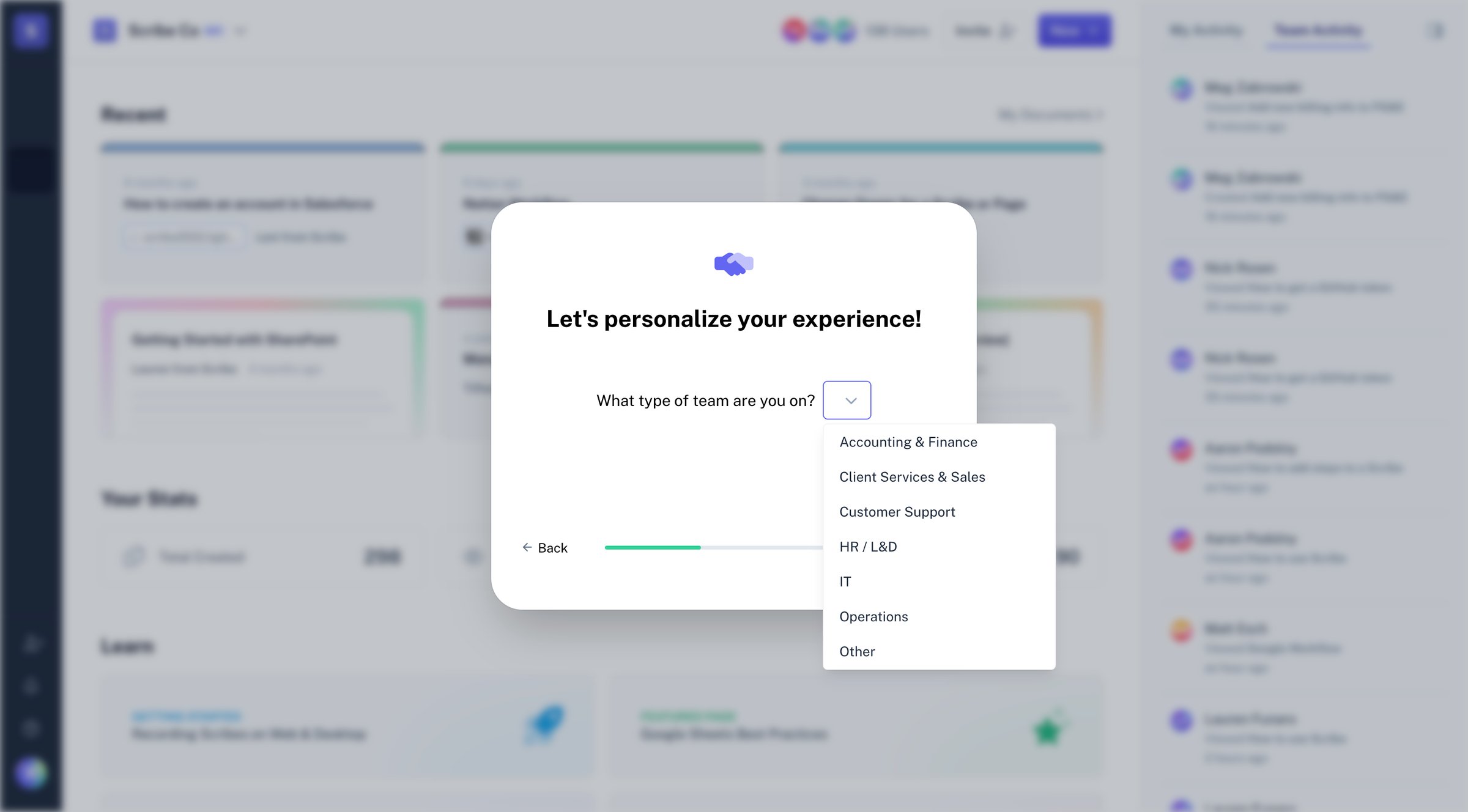 Scribe - Scribe | Signup screen