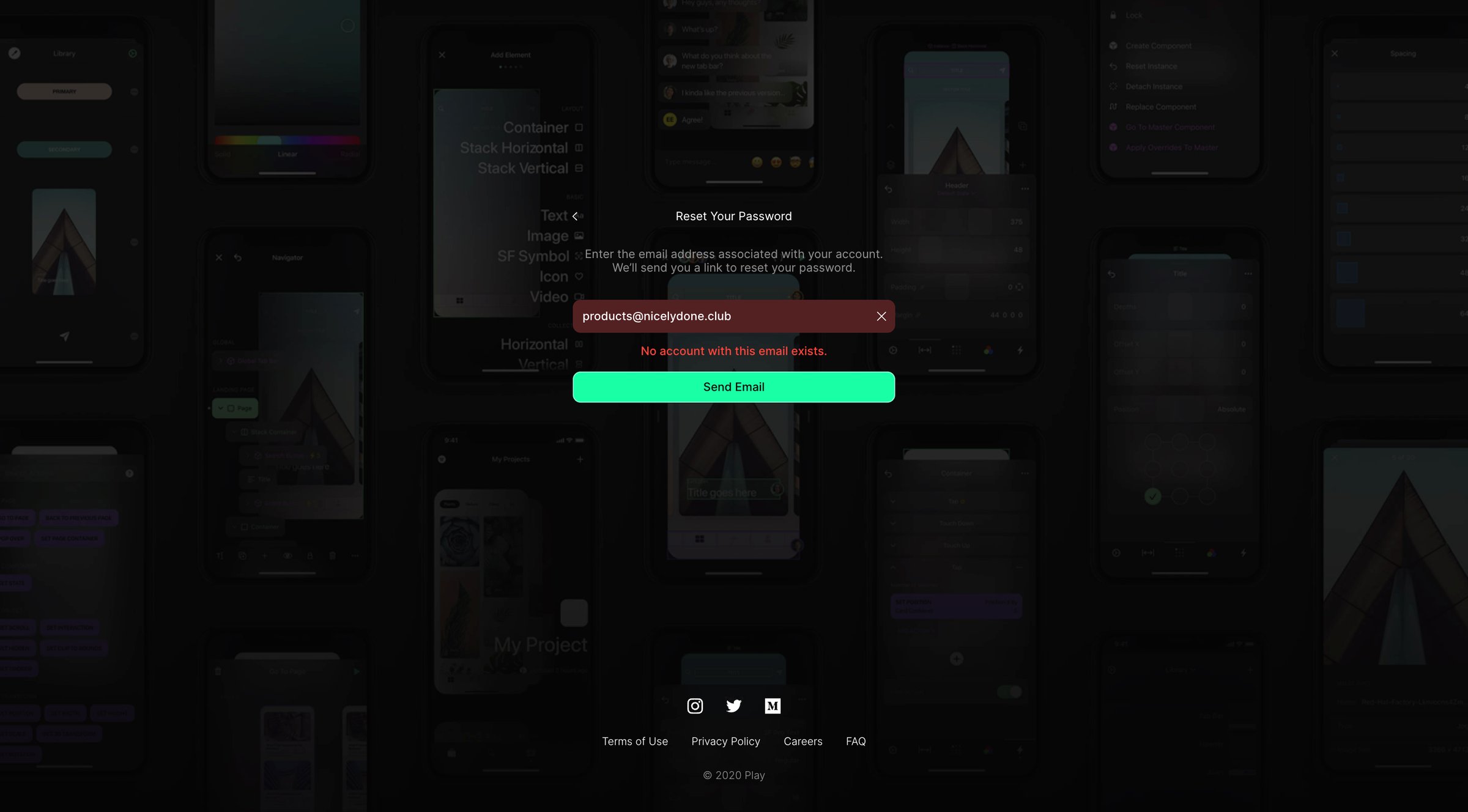 Play screen