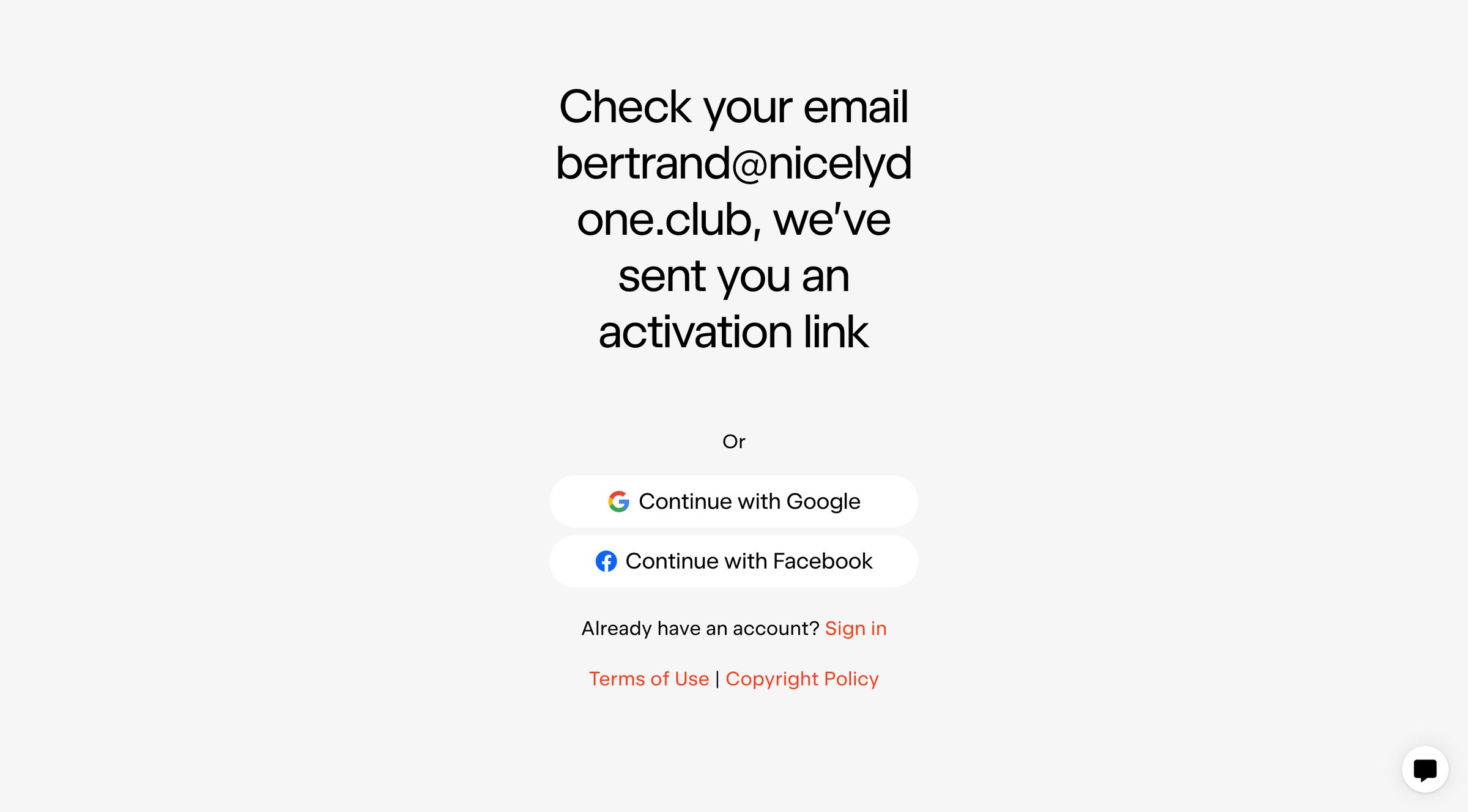 Exactly - Create account - Exactly.ai screen