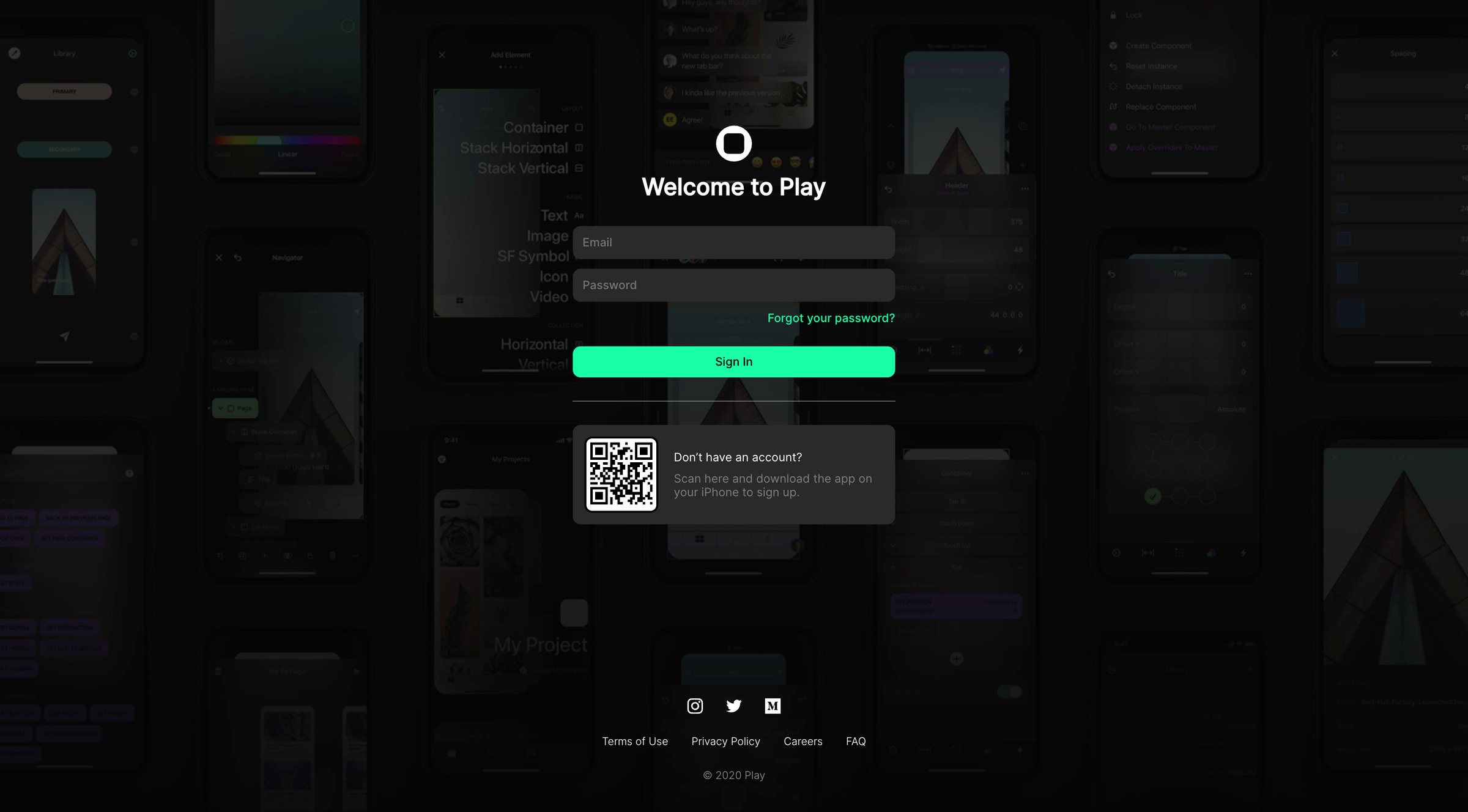 Play screen