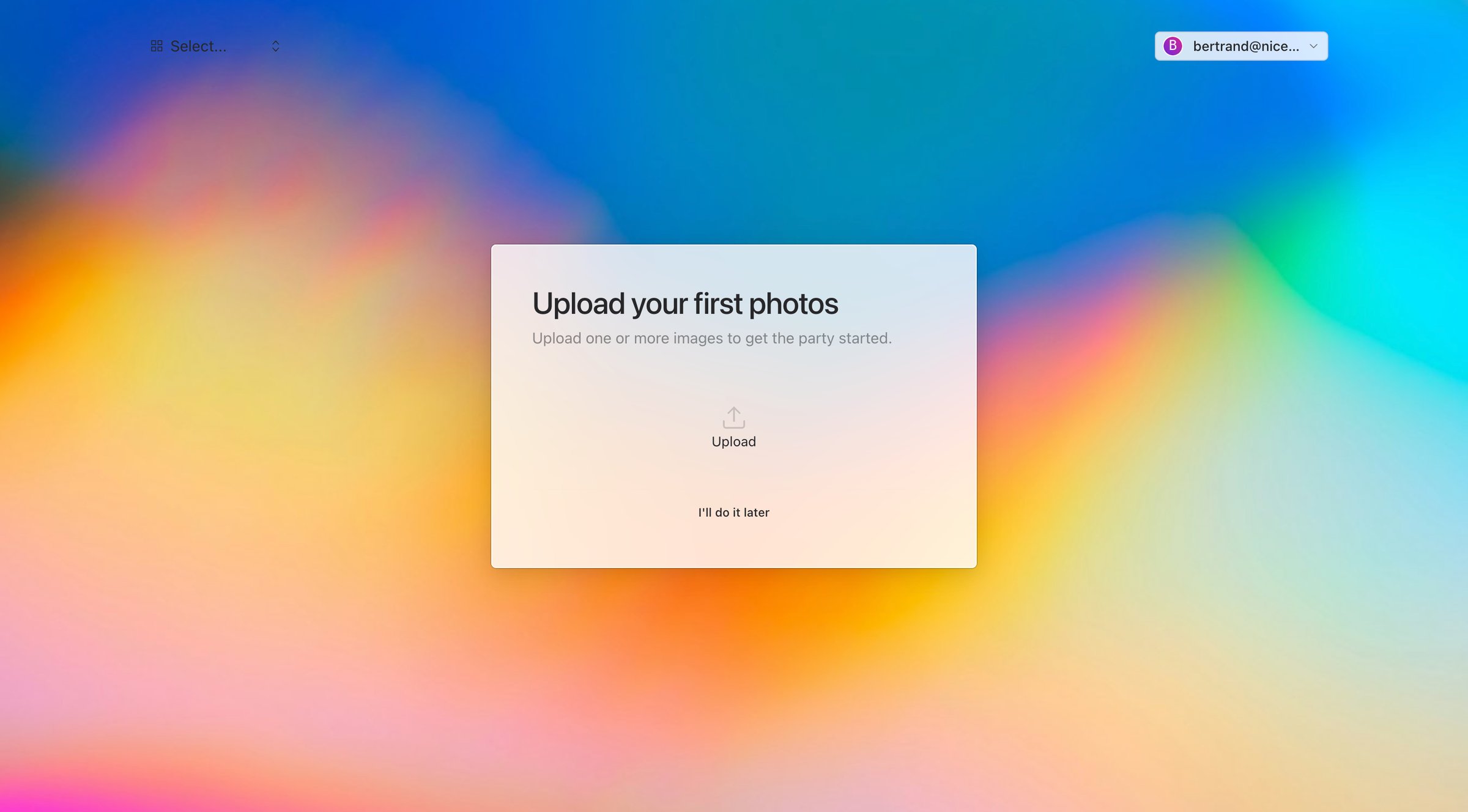 Raster - Create your Organizations first library screen