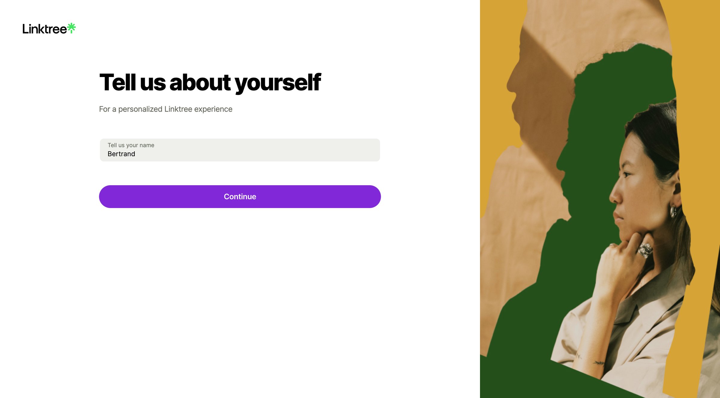 Linktree - Linktree | Create an account for free screen