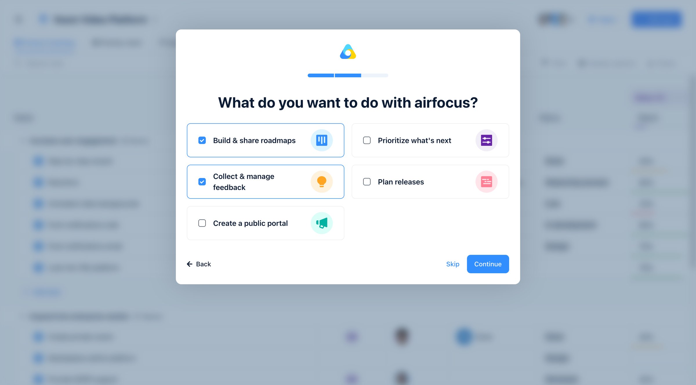 Airfocus - airfocus screen