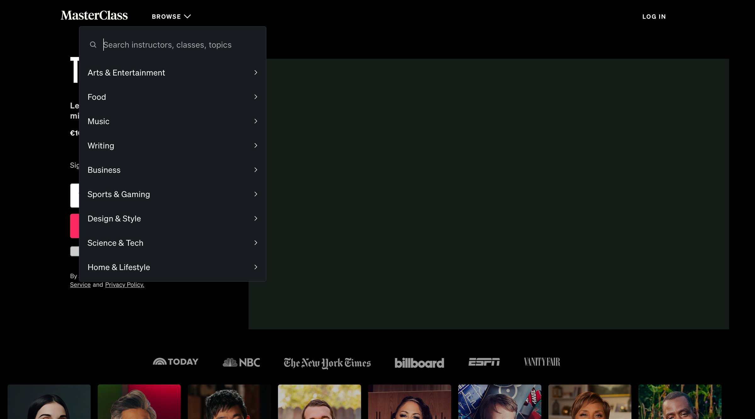 Masterclass - Dropdown & other states screen