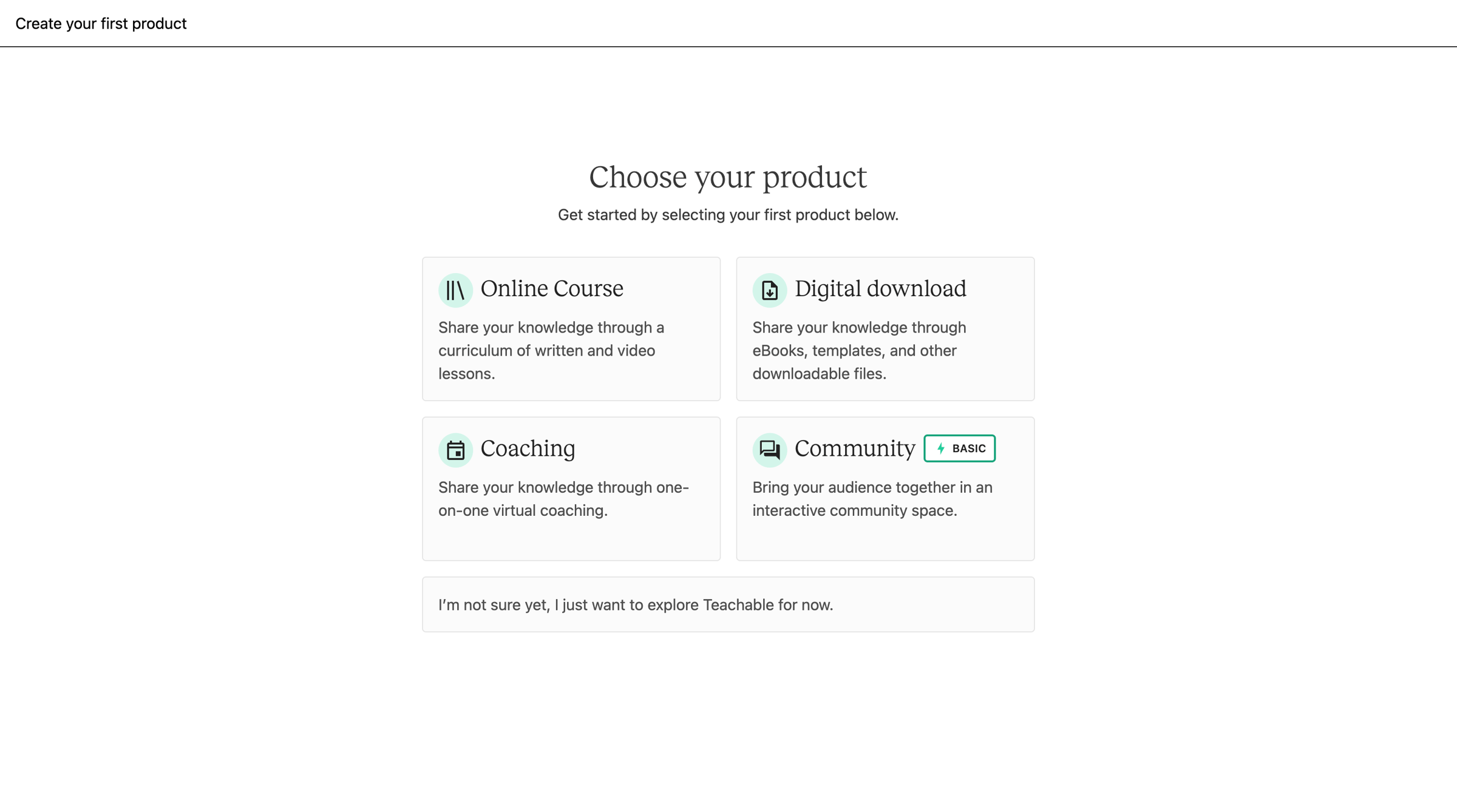 Teachable - Admin | Teachable screen