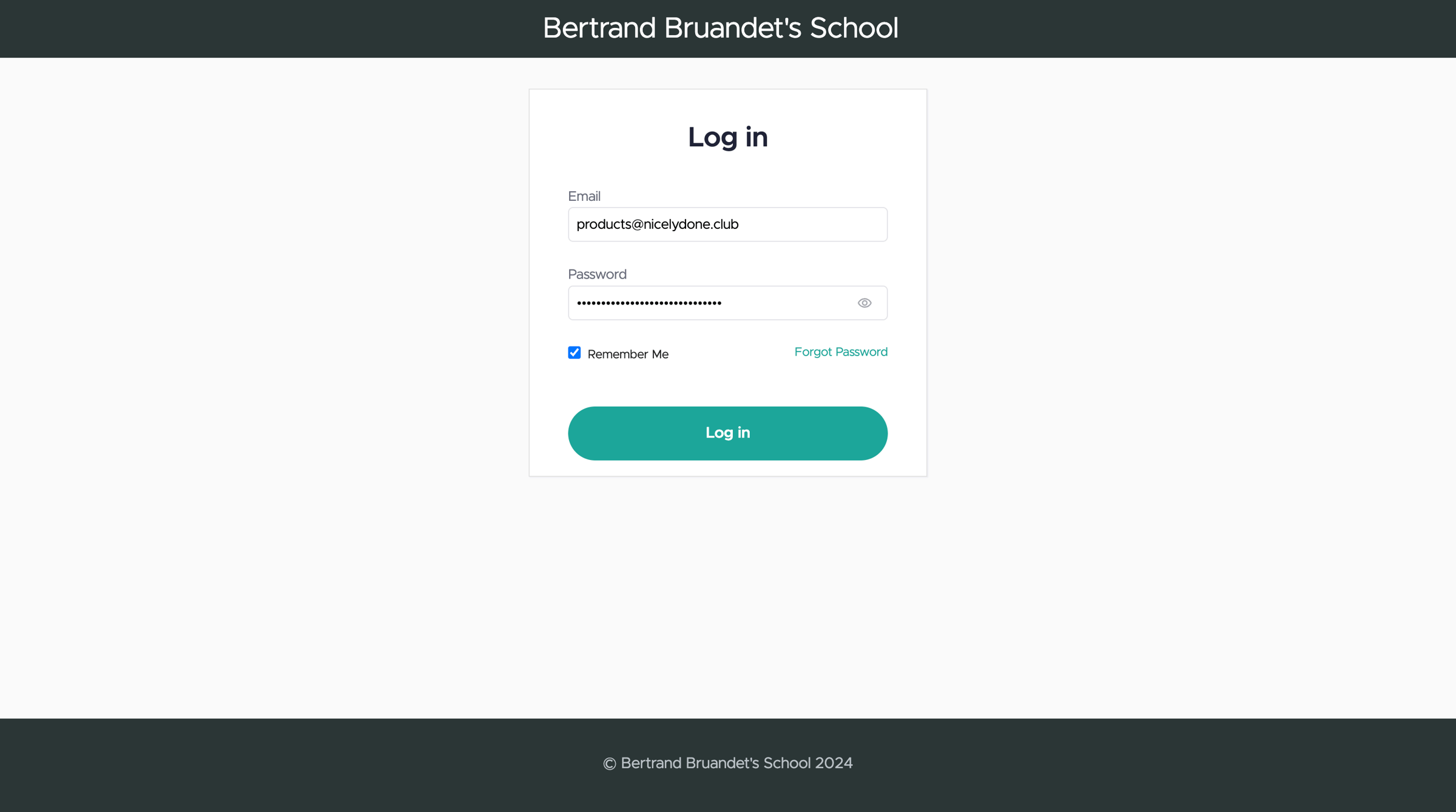 Teachable - Bertrand Bruandets School screen