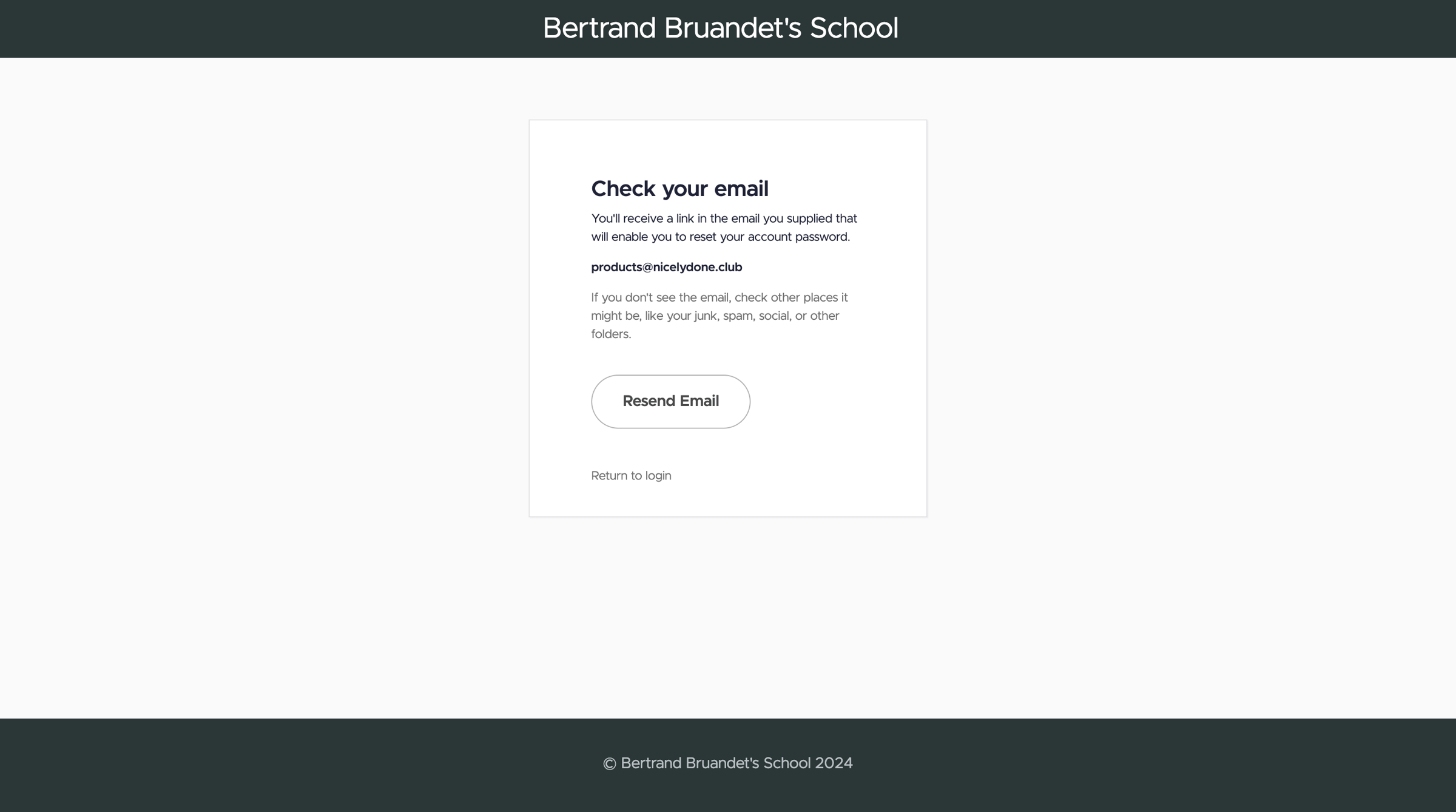 Teachable - Bertrand Bruandets School screen