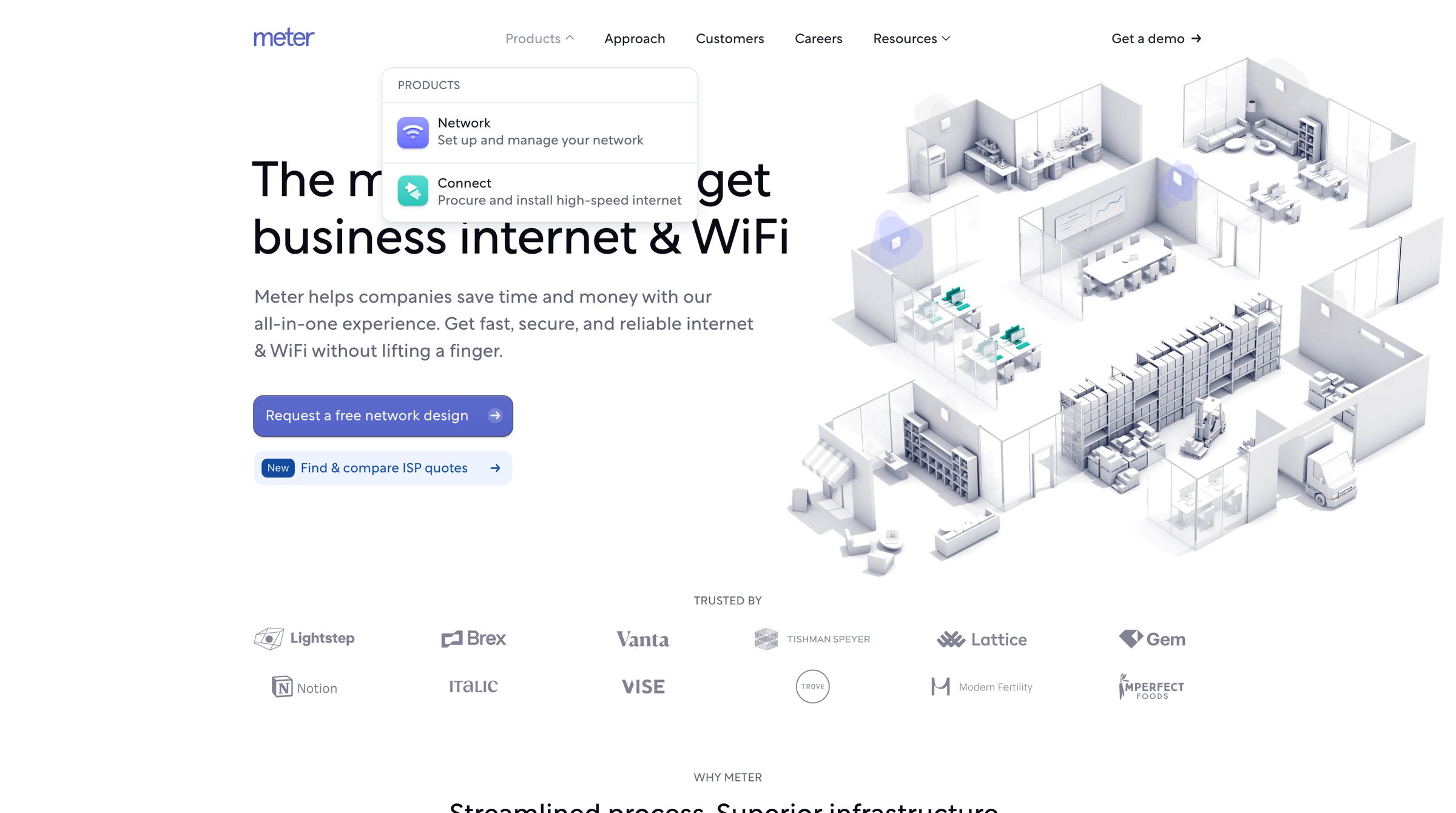 Meter - Meter Internet | WiFi for businesses screen