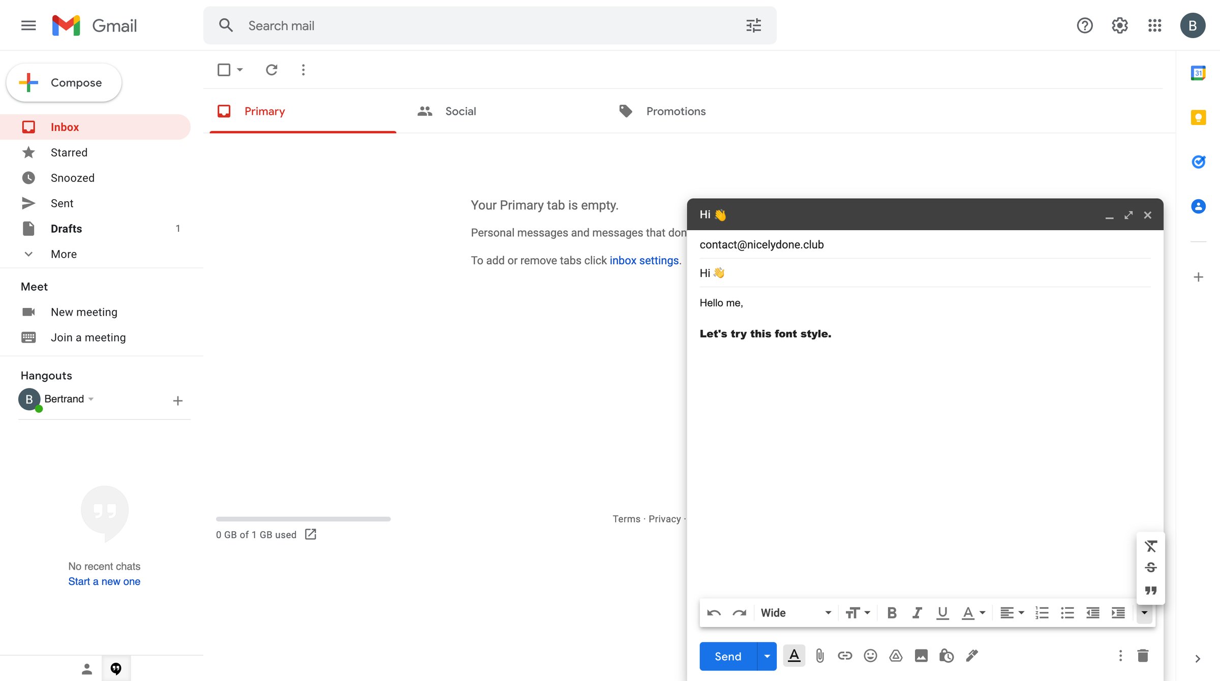Google Mail - Inbox - nicelydoneproducts@gmail.com - Gmail screen