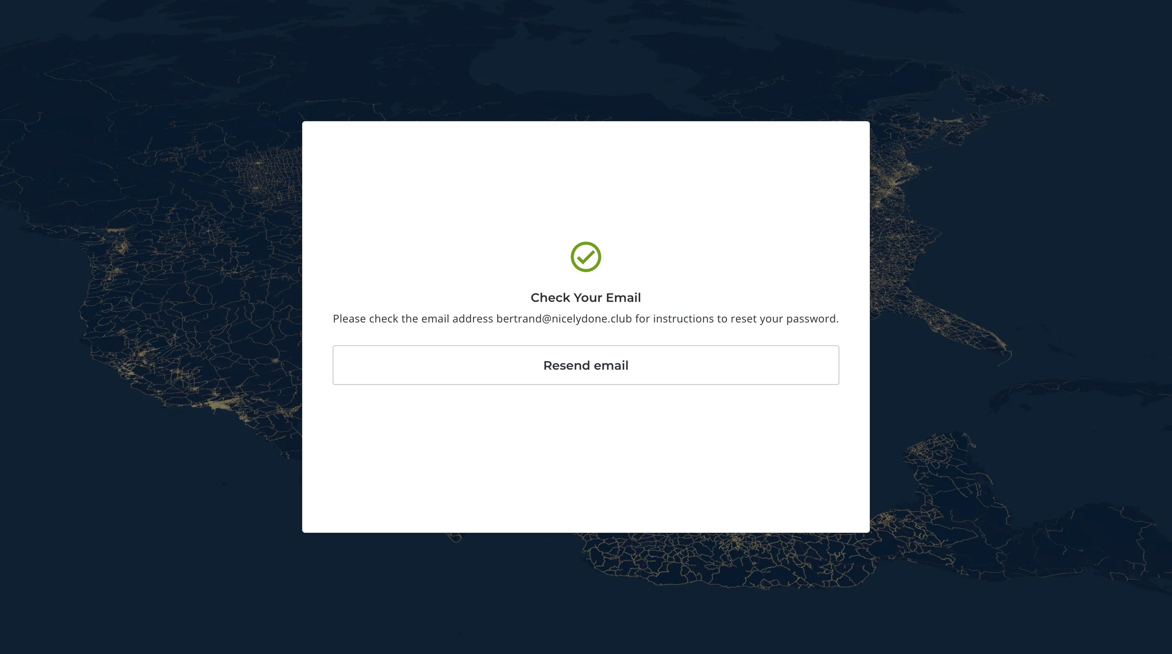 Carto - CARTO Accounts screen