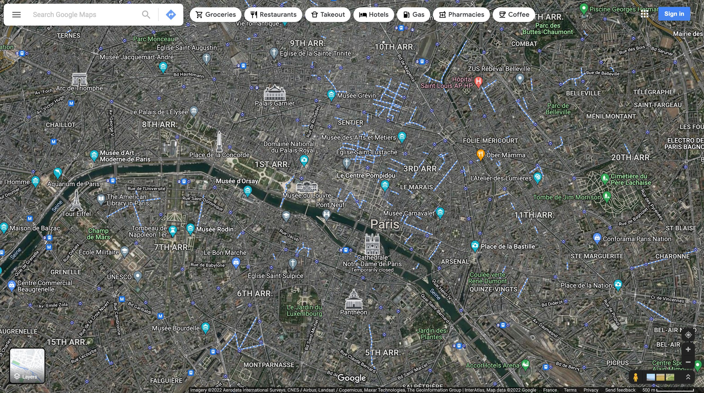 Google maps - Google Maps screen