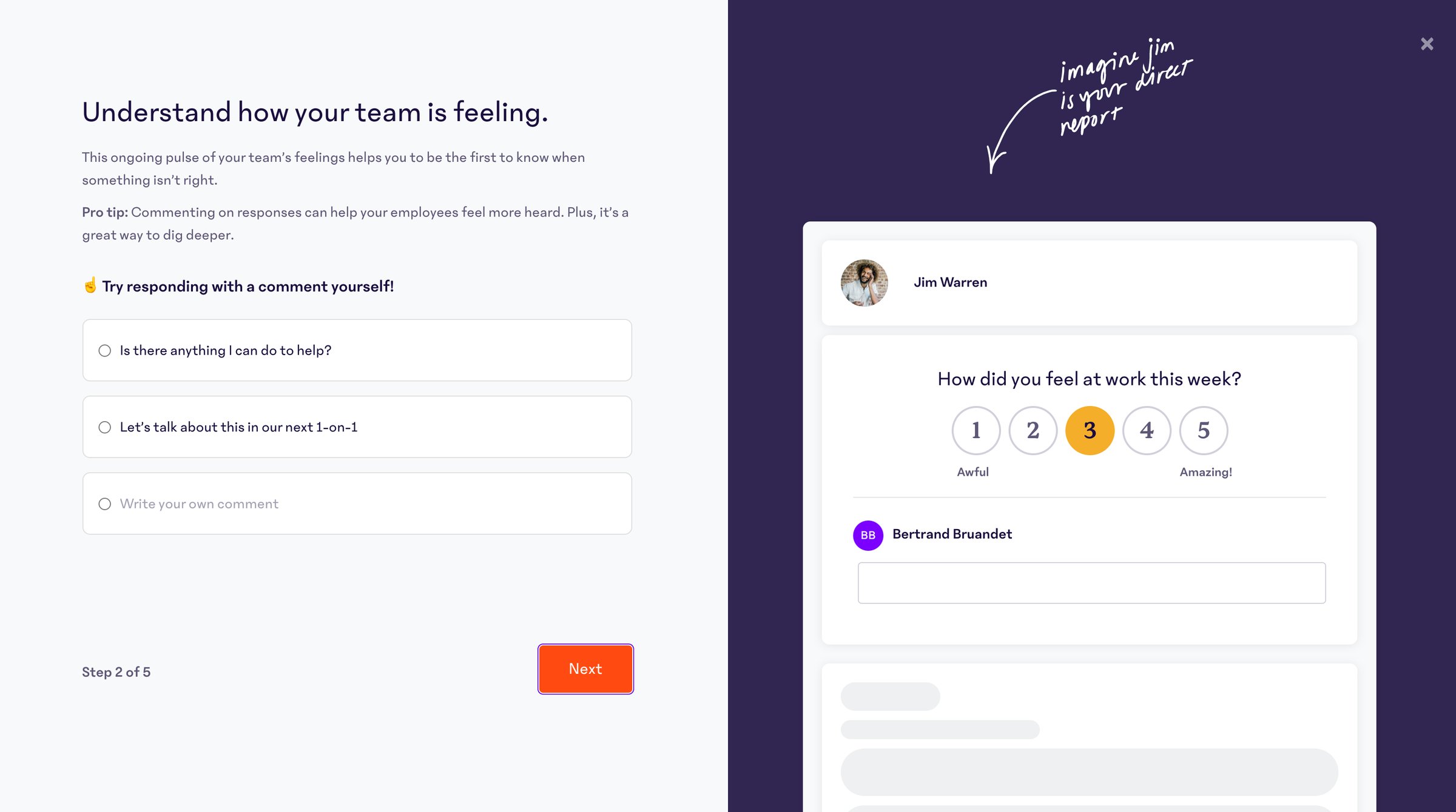 15Five - Onboarding · 15Five screen