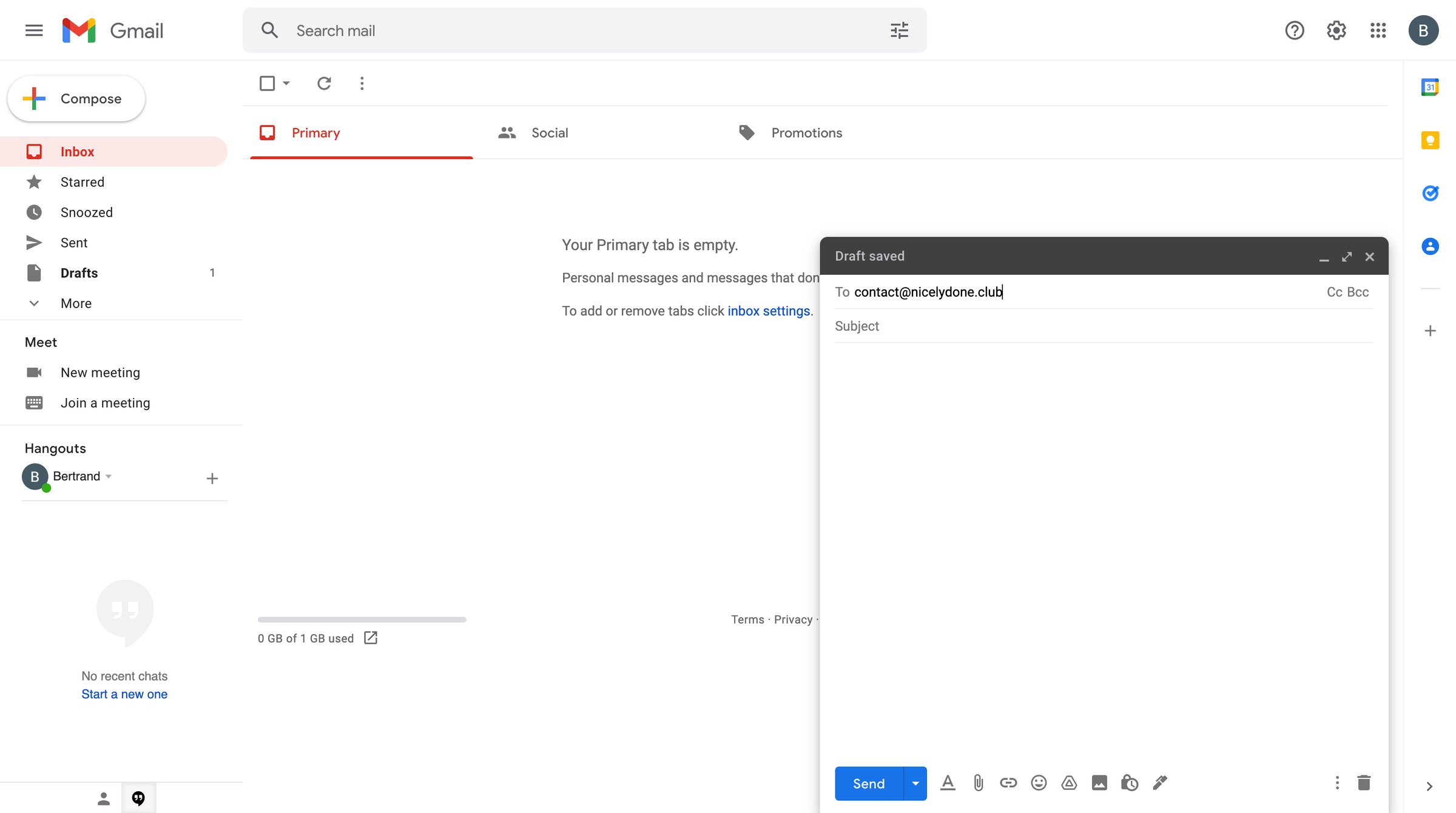 Google Mail - Inbox - nicelydoneproducts@gmail.com - Gmail screen