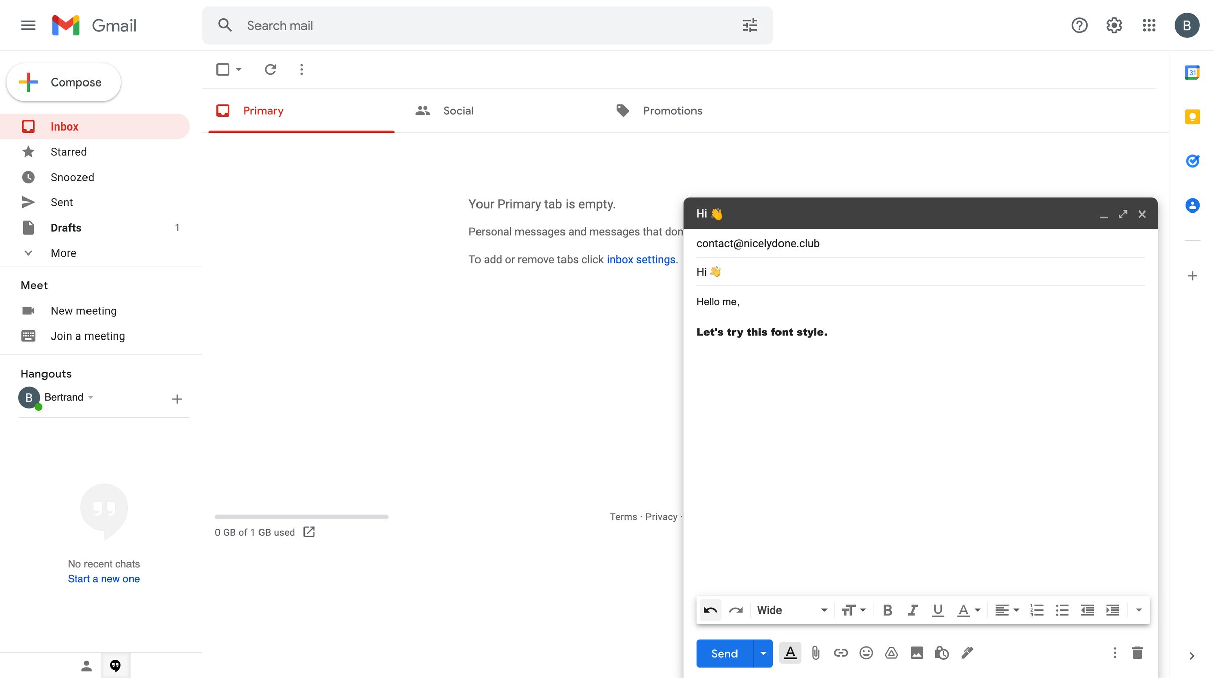 Google Mail - Inbox - nicelydoneproducts@gmail.com - Gmail screen