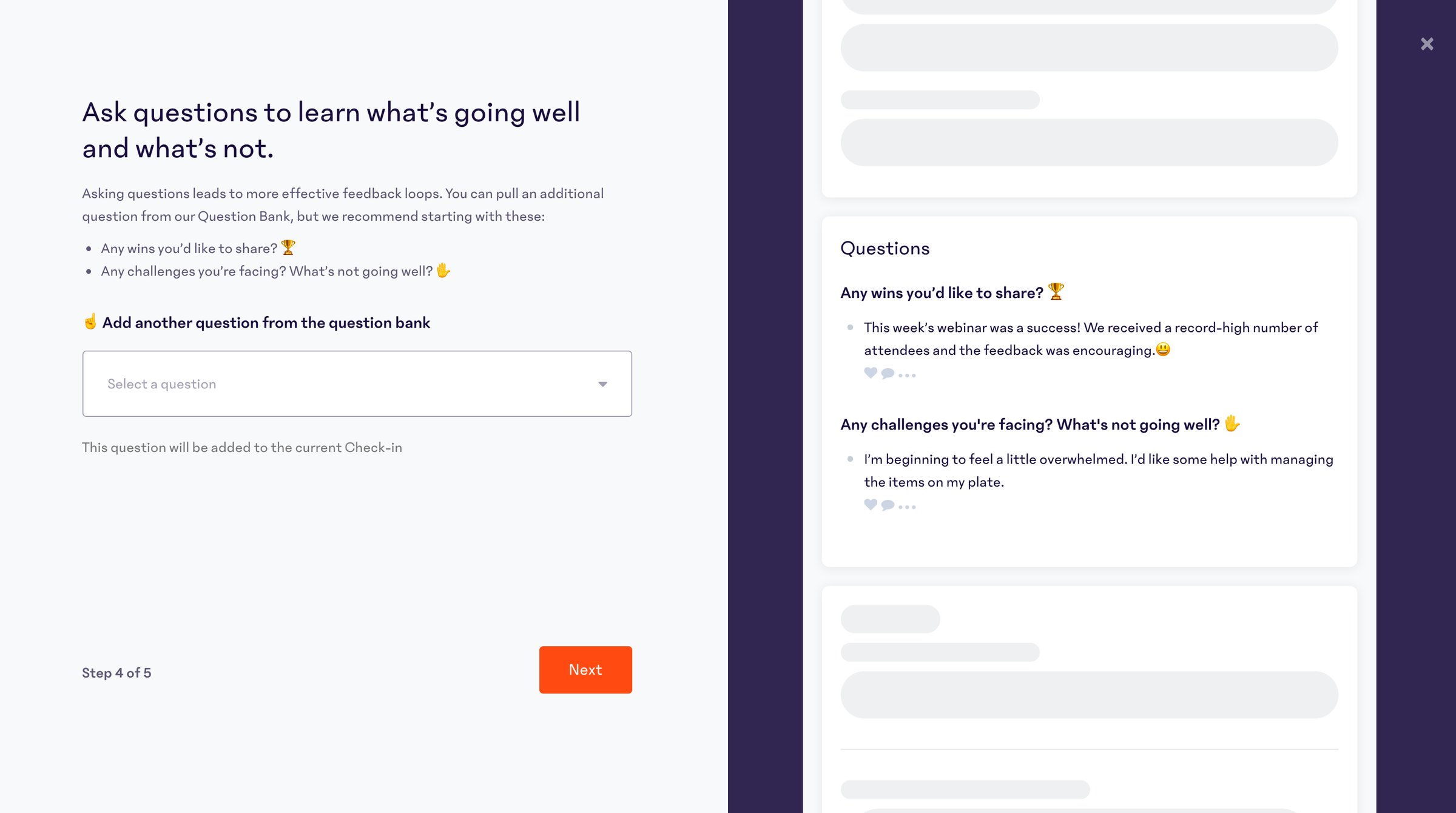15Five - Onboarding · 15Five screen