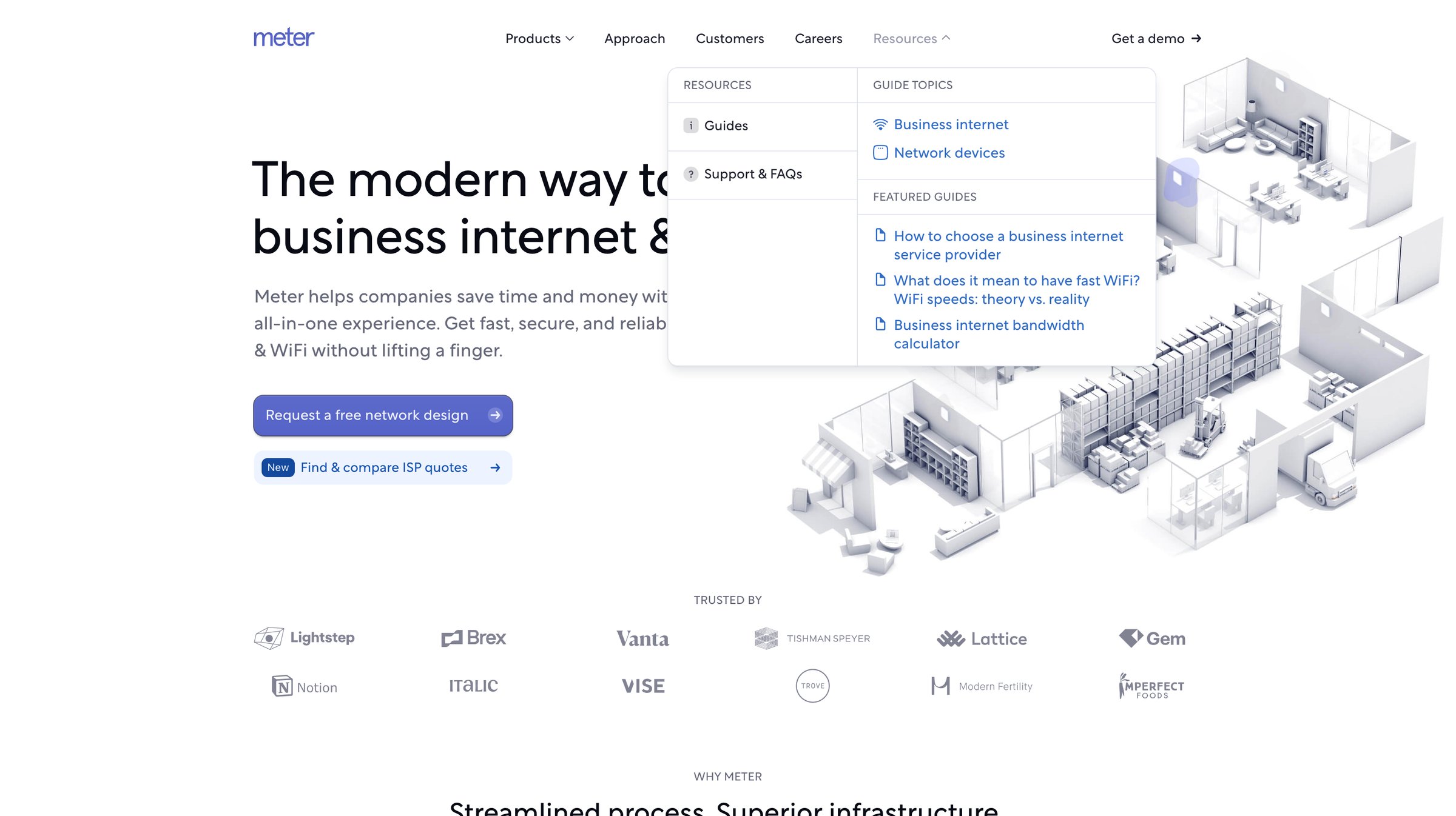 Meter - Meter Internet | WiFi for businesses screen