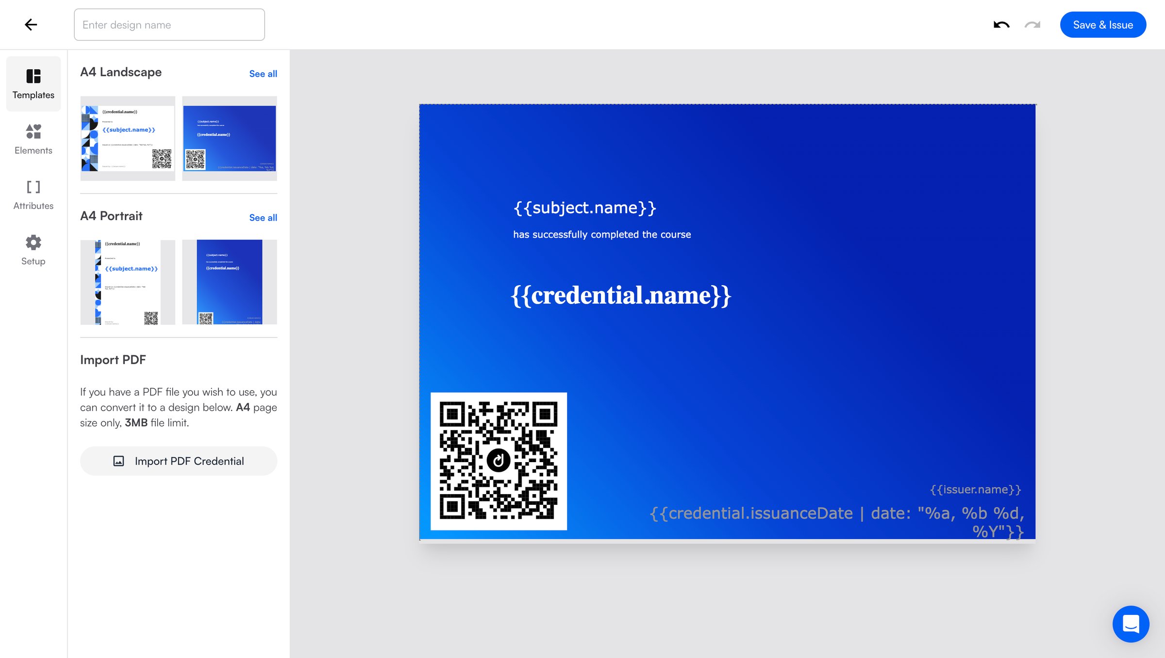 Dock - Dock Certs screen
