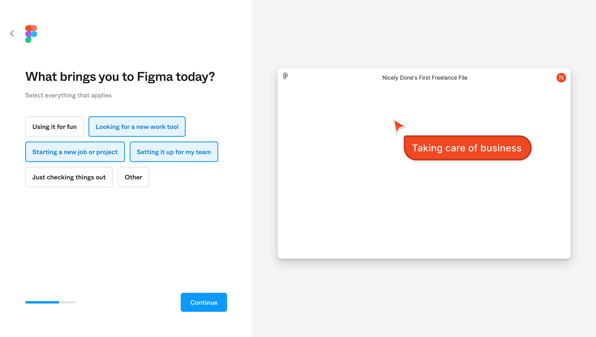 Figma - Recents and Sharing – Figma screen