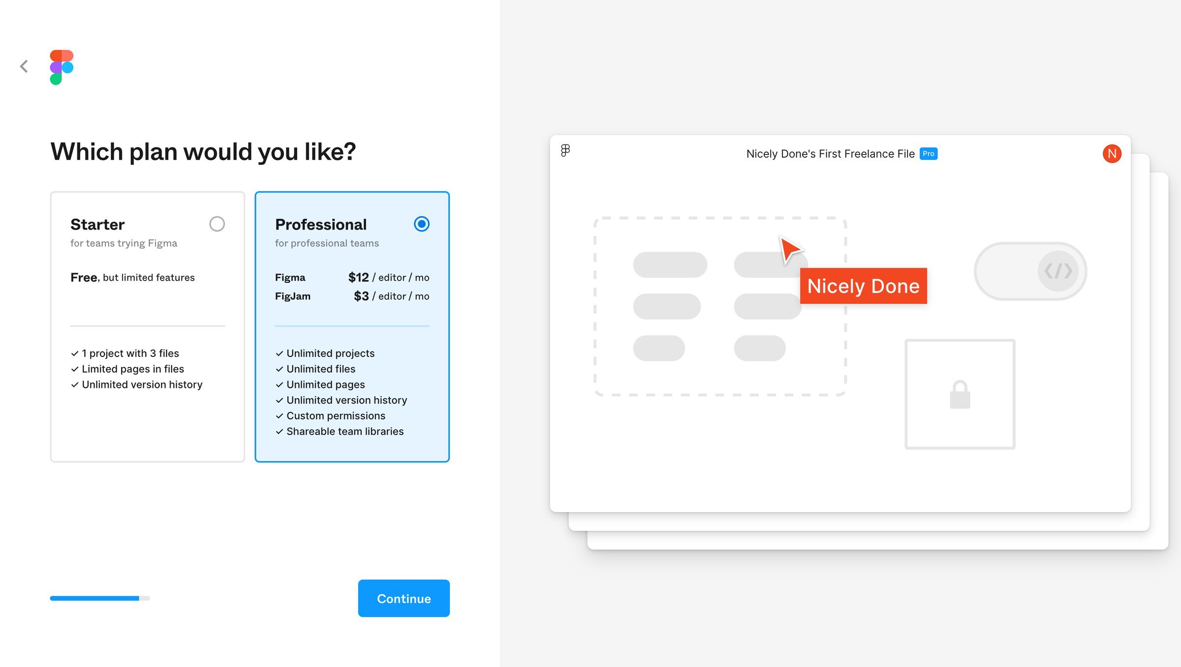 Figma - Recents and Sharing – Figma screen