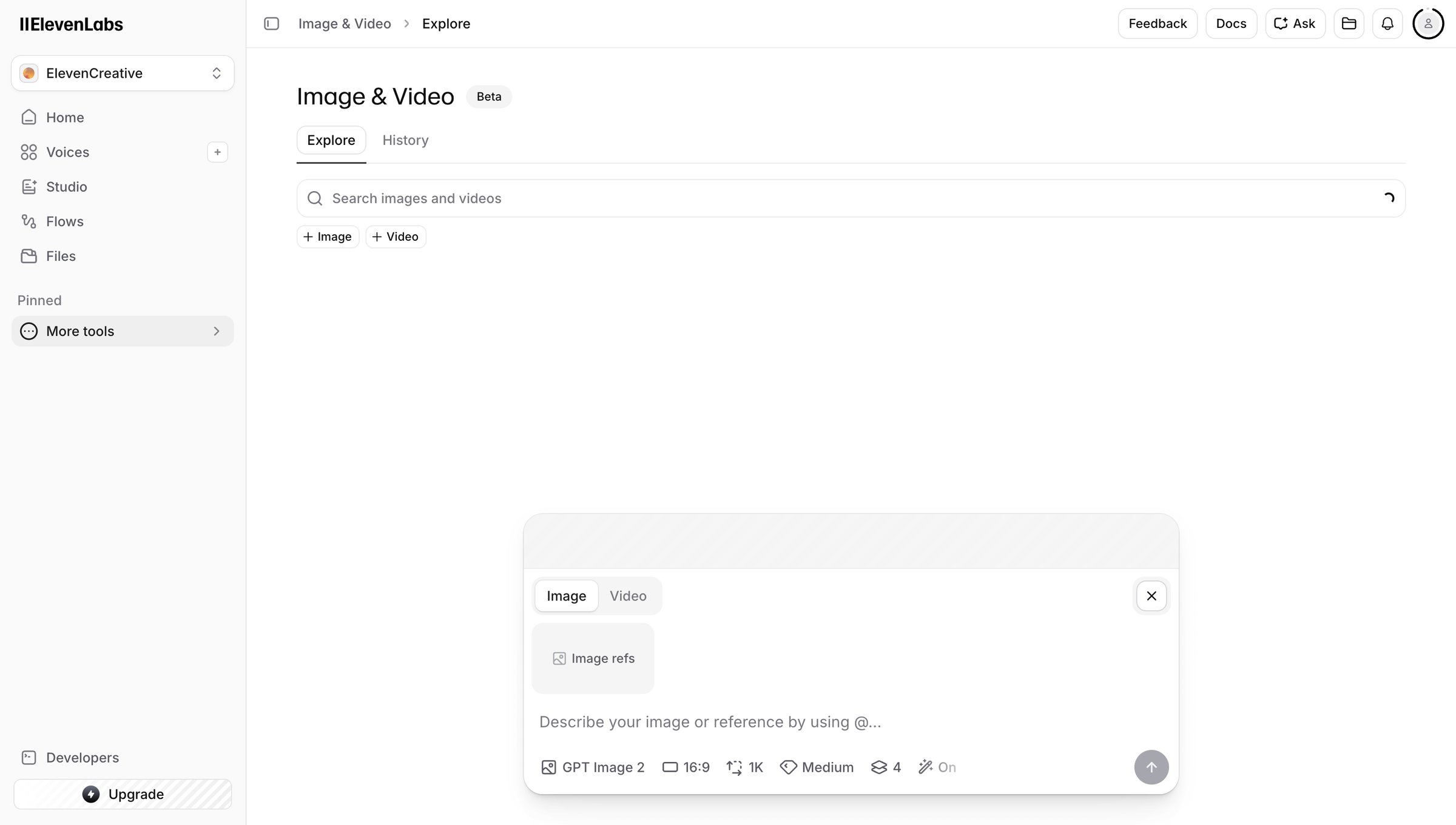 Elevenlabs - AI Voice Generator & Text to Speech | ElevenLabs screen