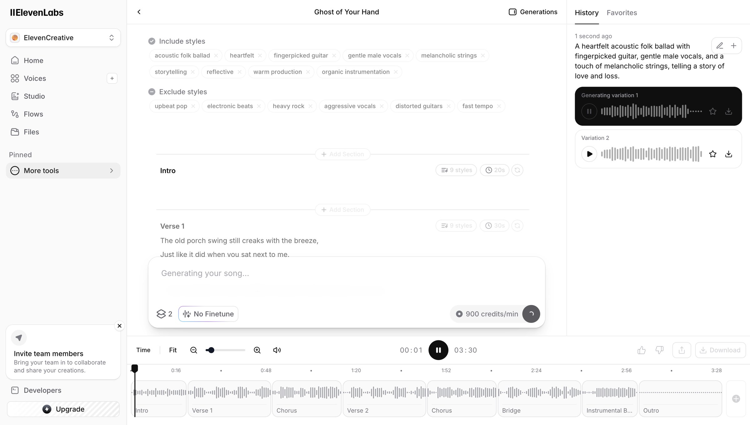 Ghost of Your Hand | ElevenLabs Music from Elevenlabs