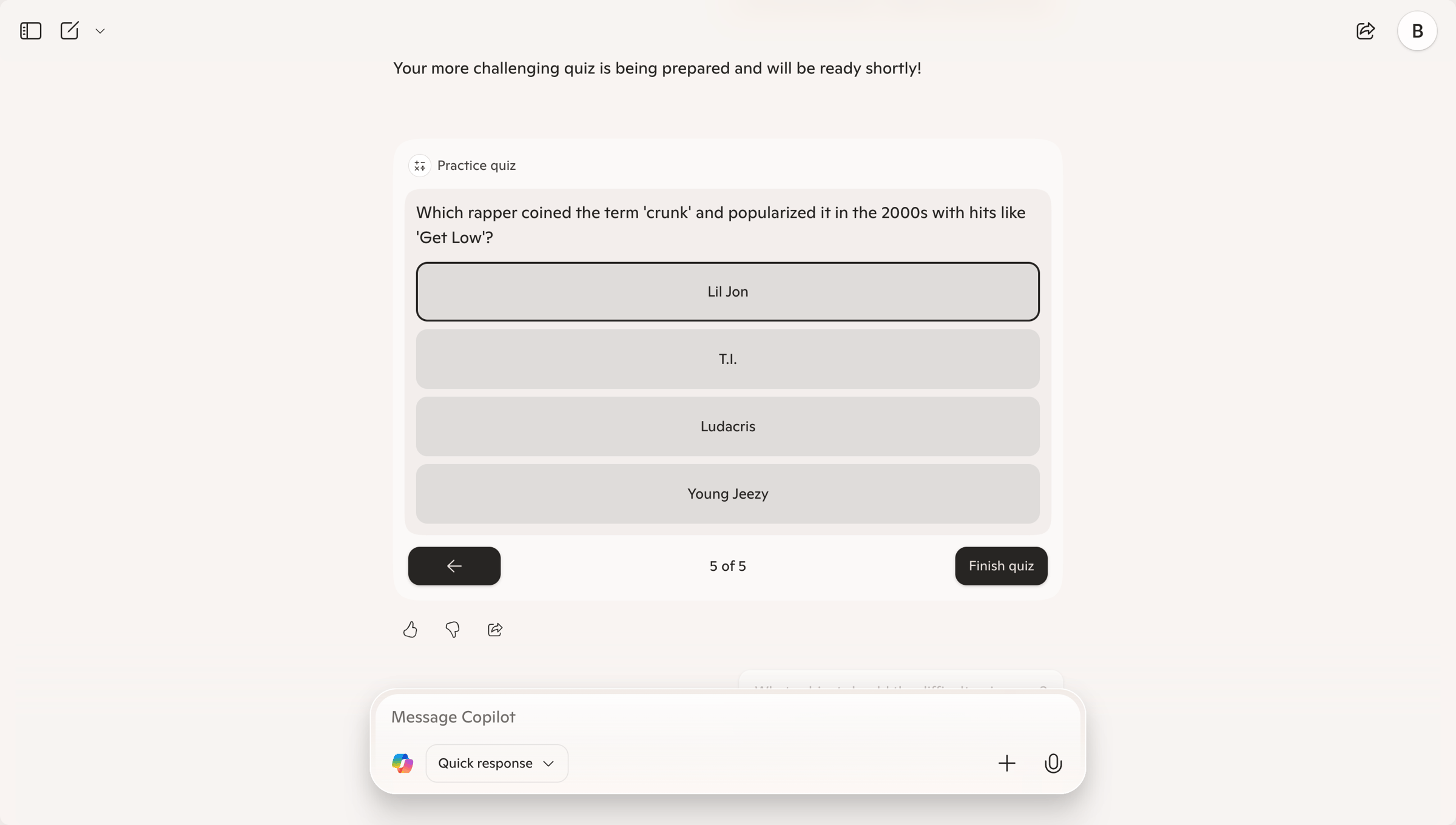 Copilot - Microsoft Copilot: Your AI companion screen
