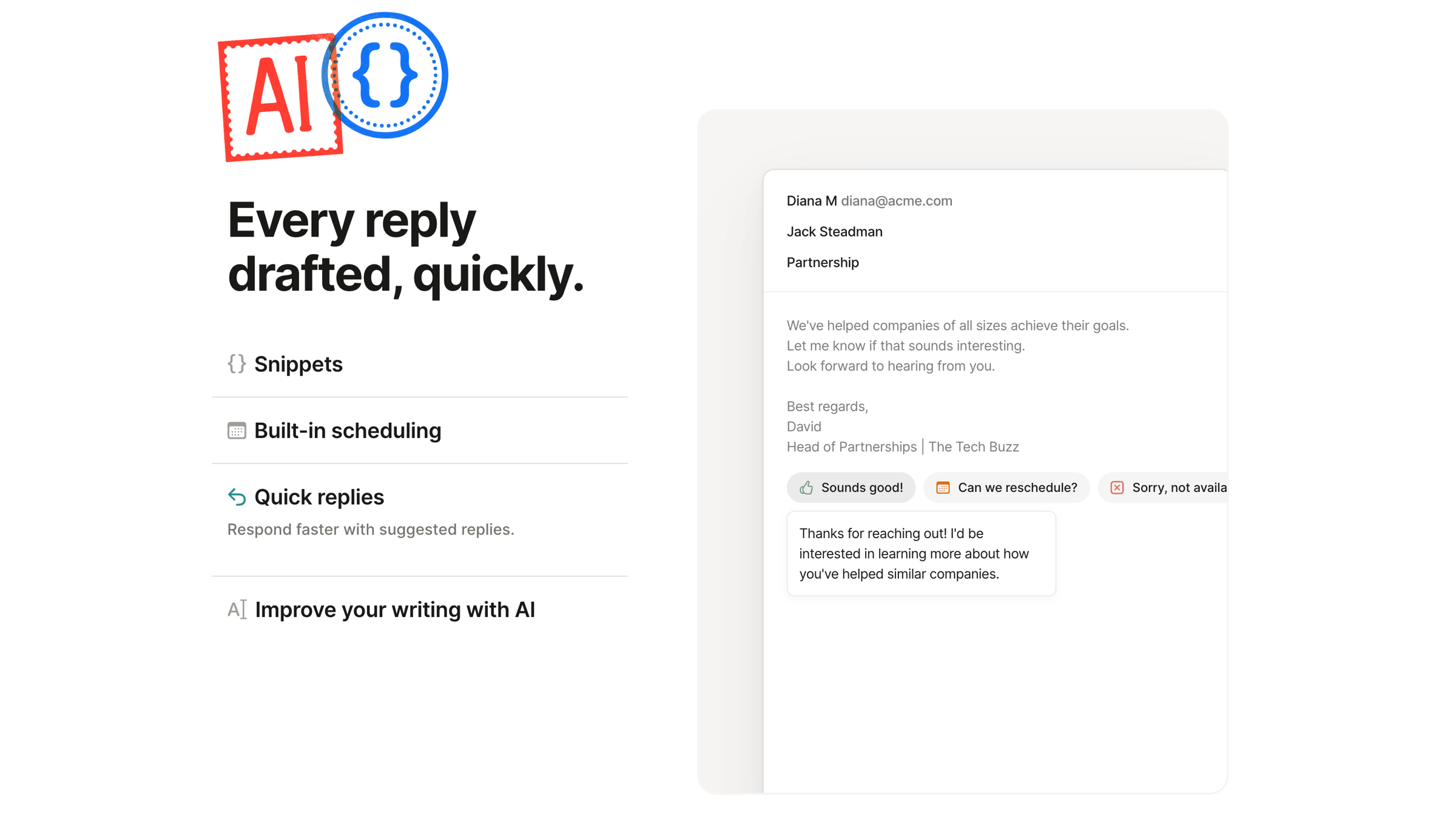 Notion Mail screen