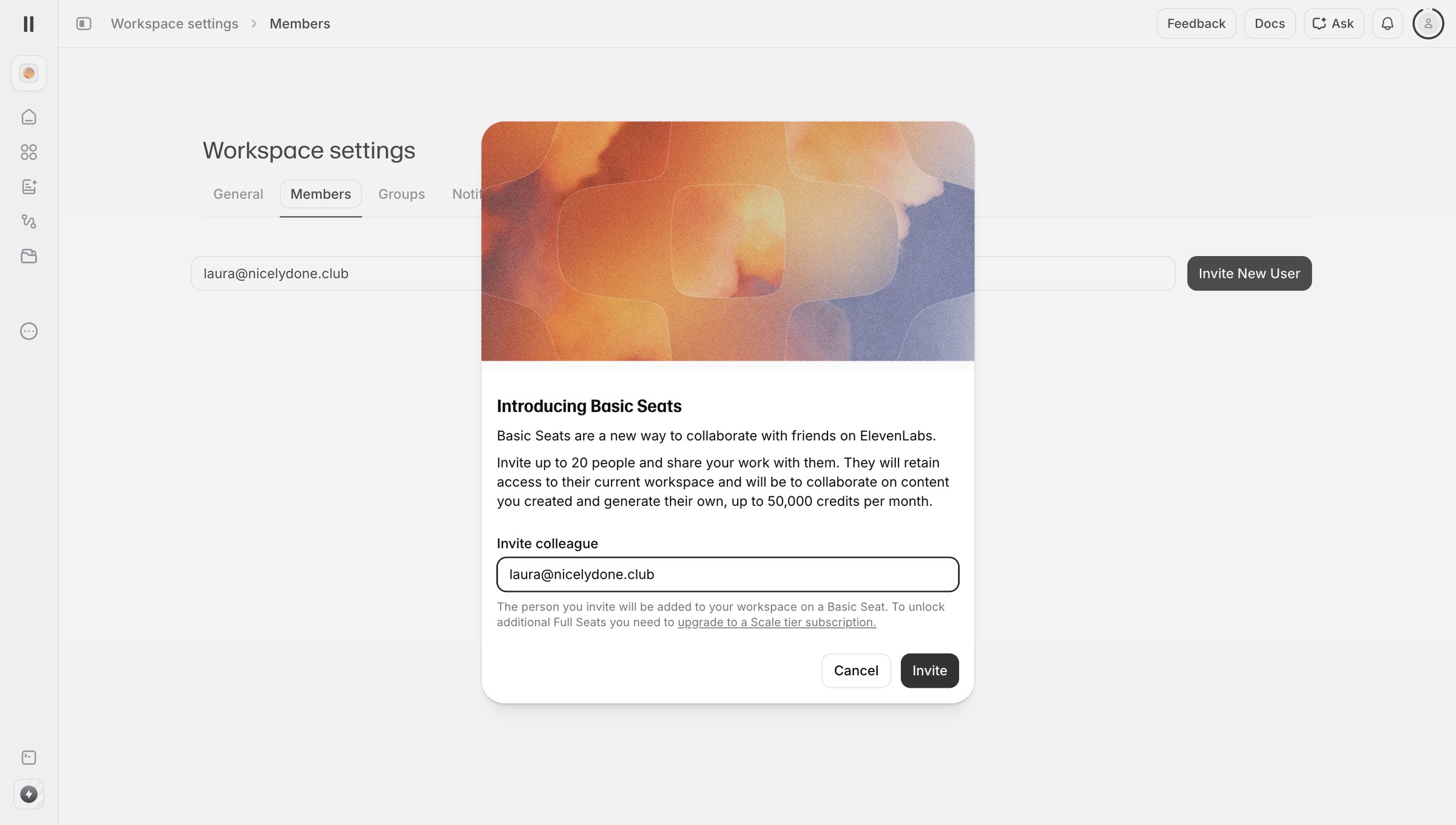 Elevenlabs - AI Voice Generator & Text to Speech | ElevenLabs screen