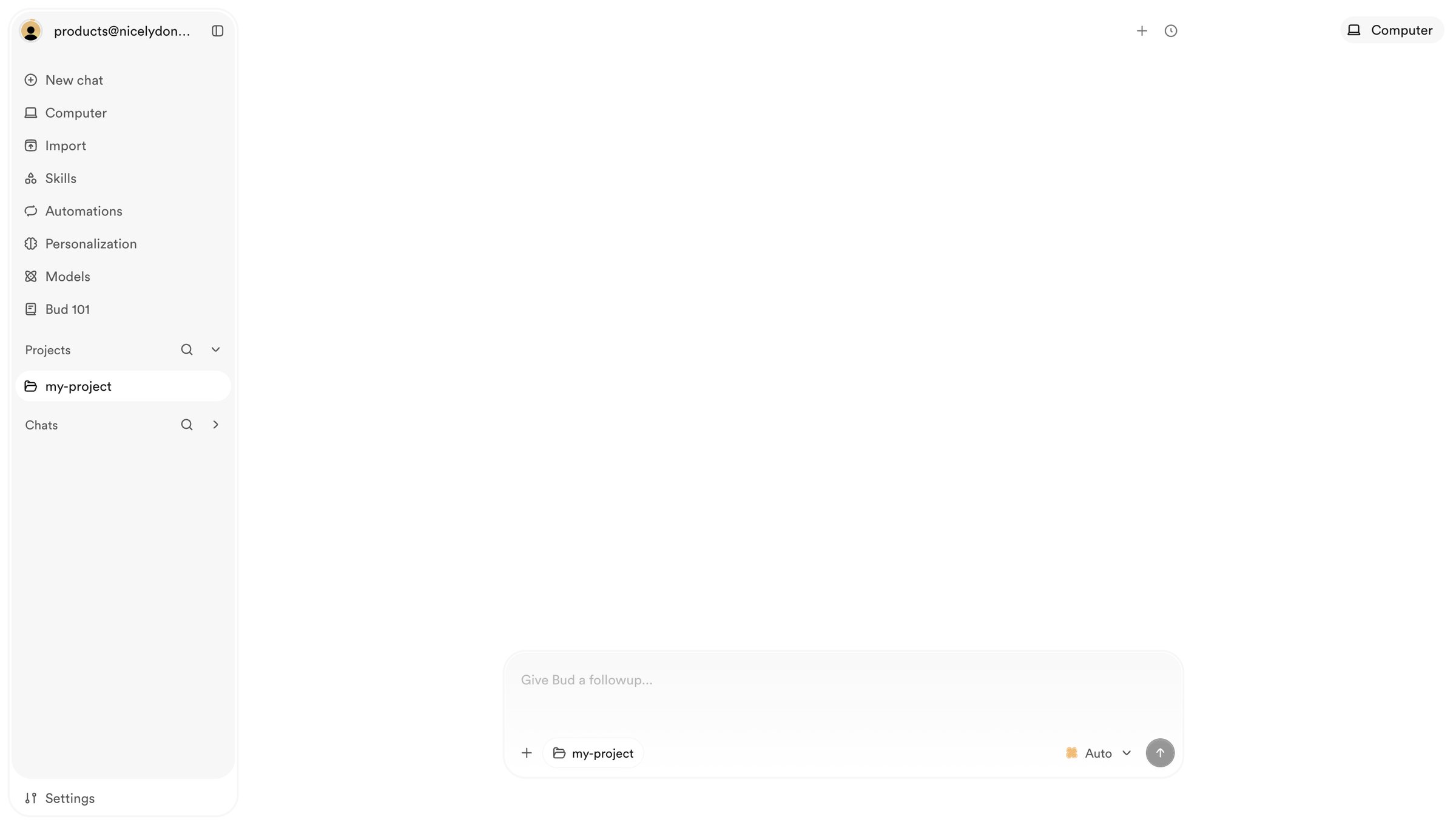 Bud - Bud | Your AI Worker screen