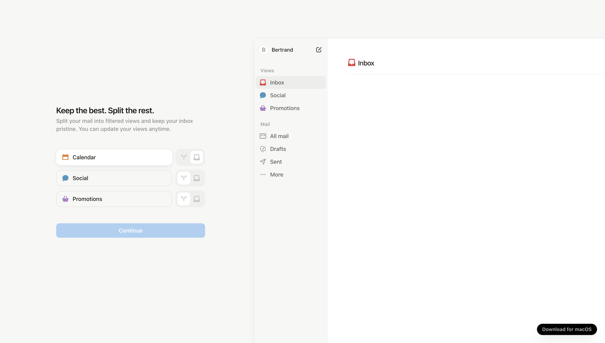 Notion Mail - 99+ • Inbox • nicelydoneproducts@gmail.com • Notion Mail screen