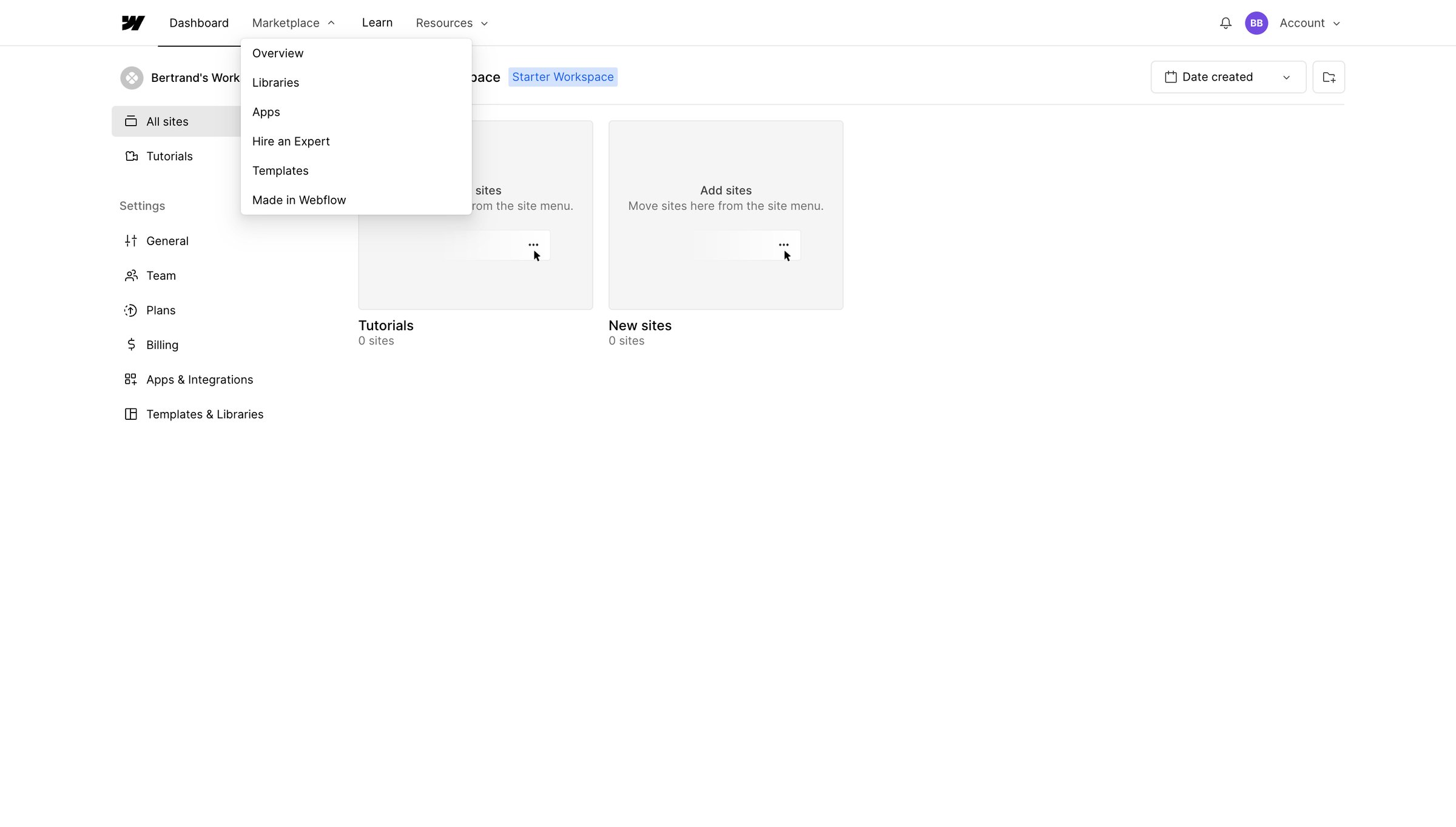 Sites - Webflow from Webflow