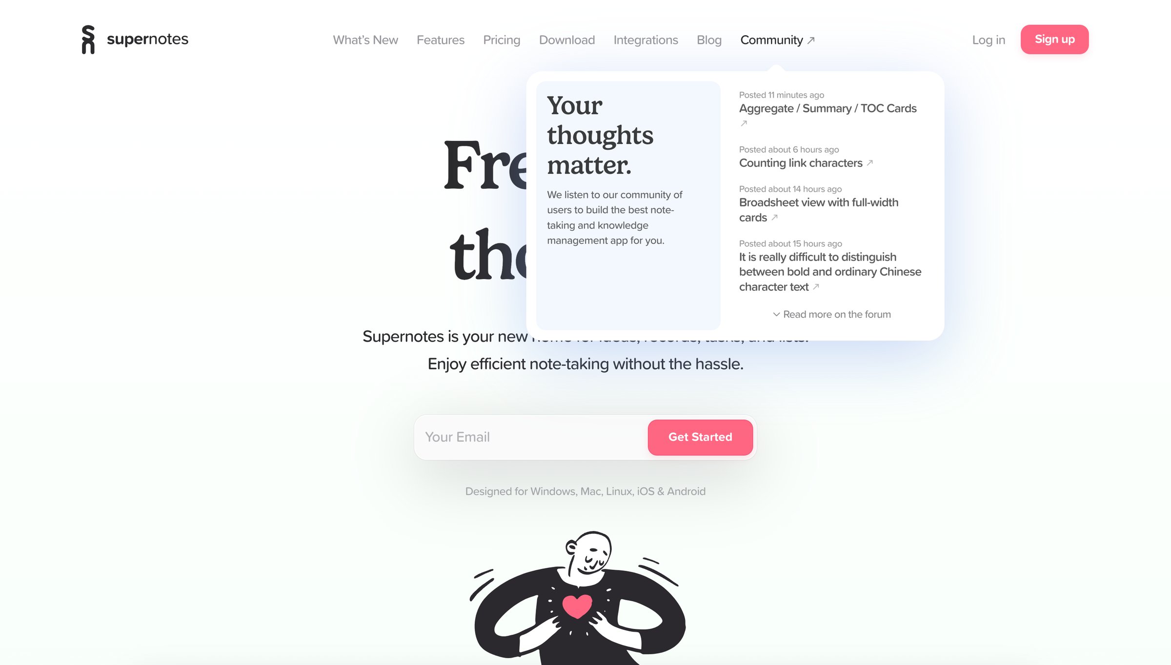 Supernotes - Supernotes | The best collaborative note-taking app screen