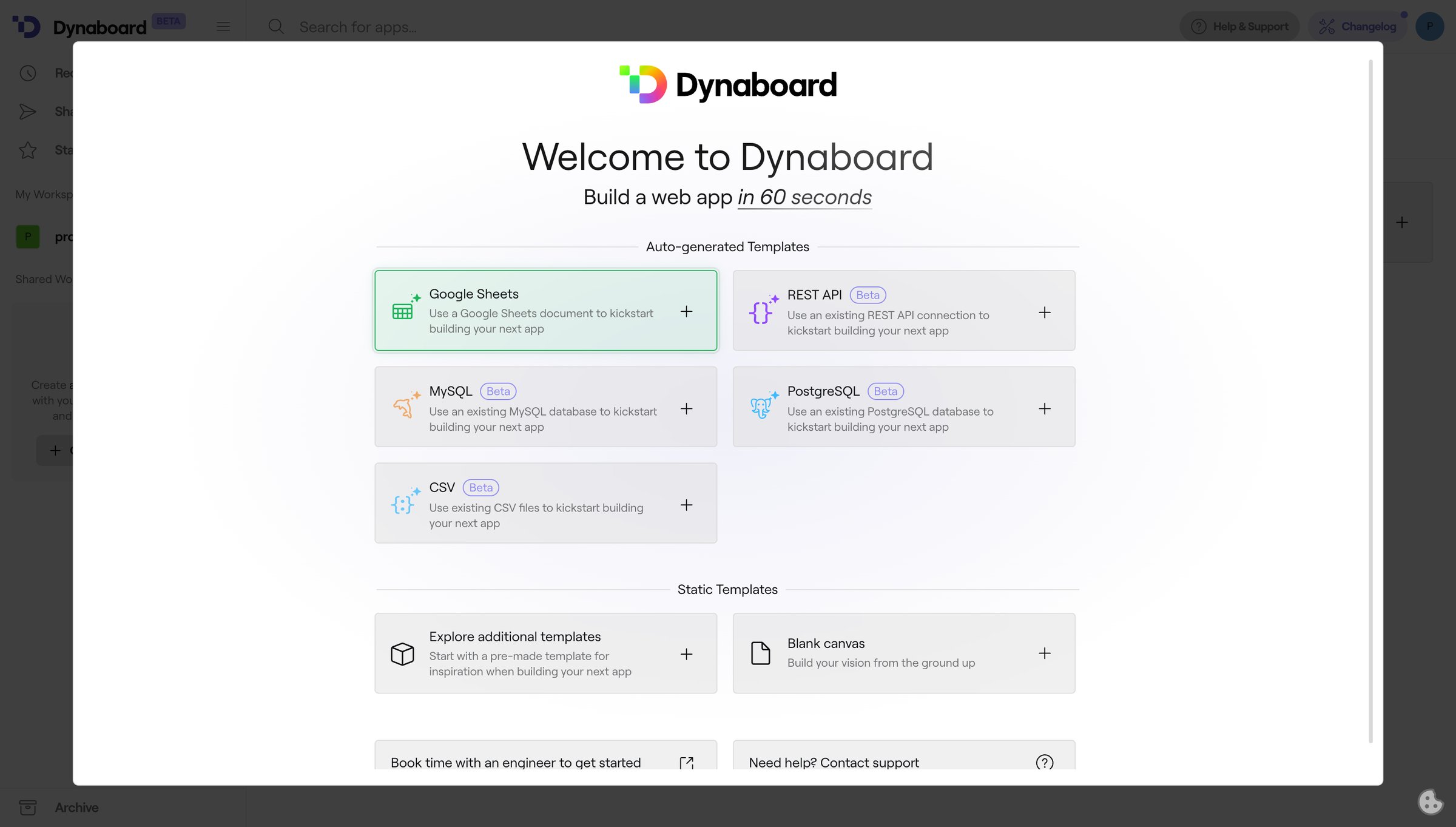 Dynaboard - Apps • Dynaboard screen