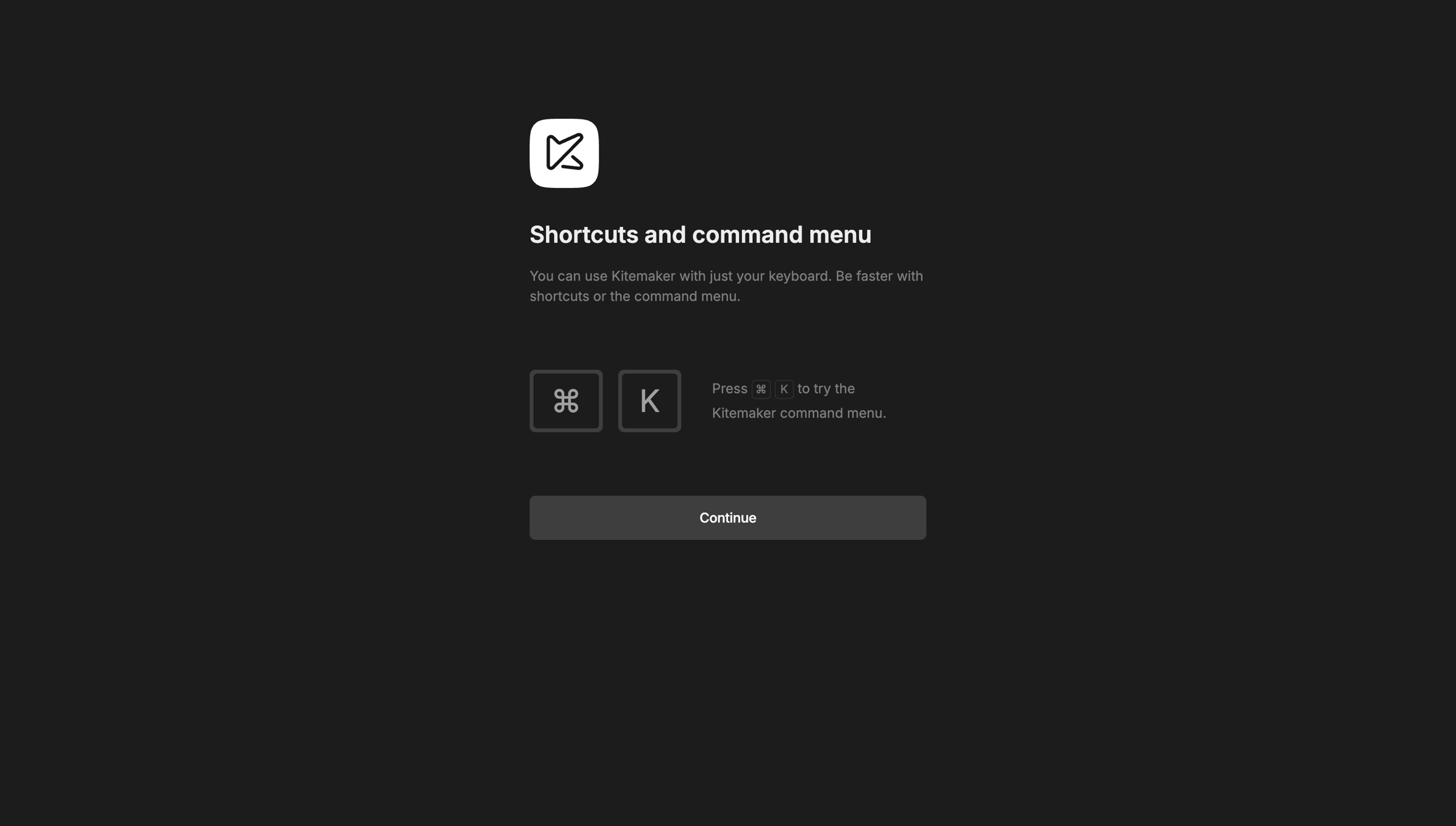 Kitemaker - Kitemaker · Create organization screen