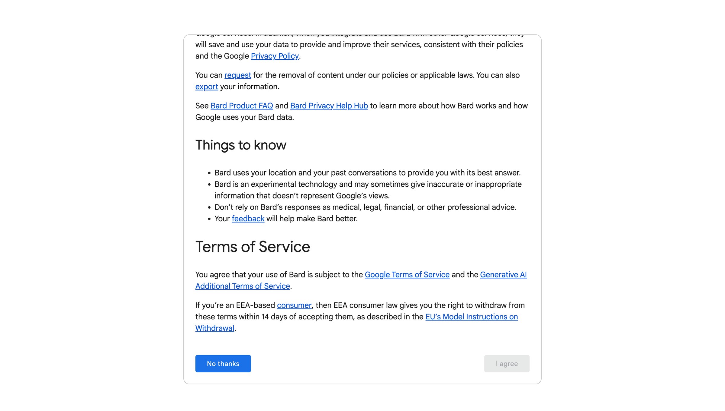 Bard - Bard - Chat Based AI Tool from Google, Powered by PaLM 2 screen