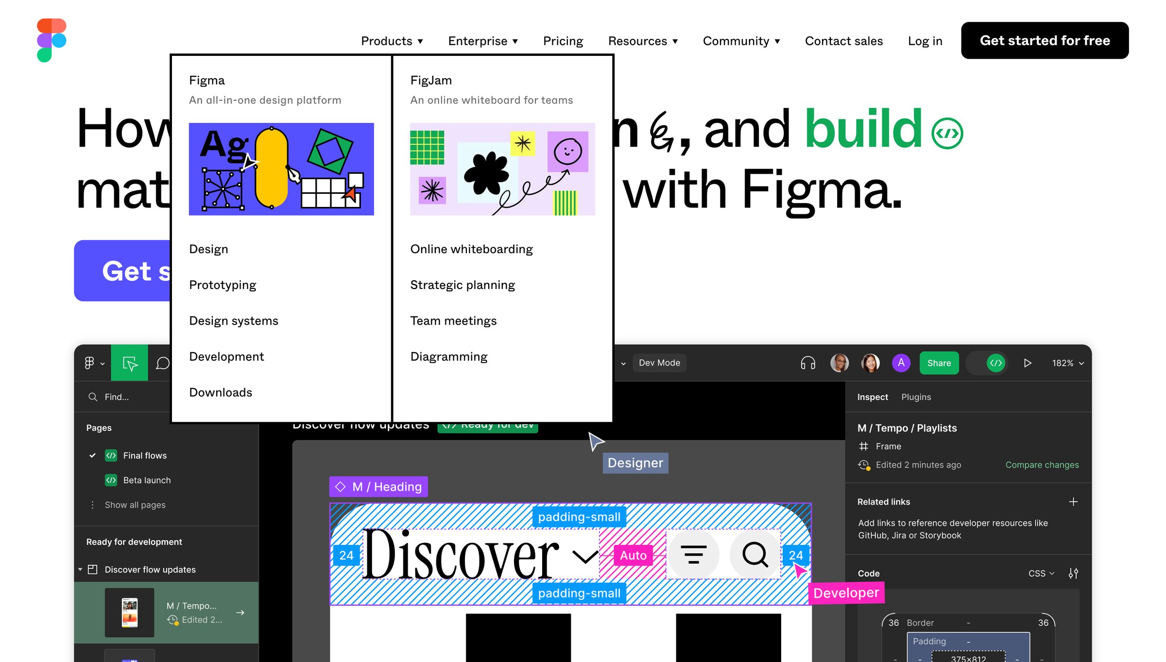 Figma - Figma The Collaborative Interface Design Tool screen