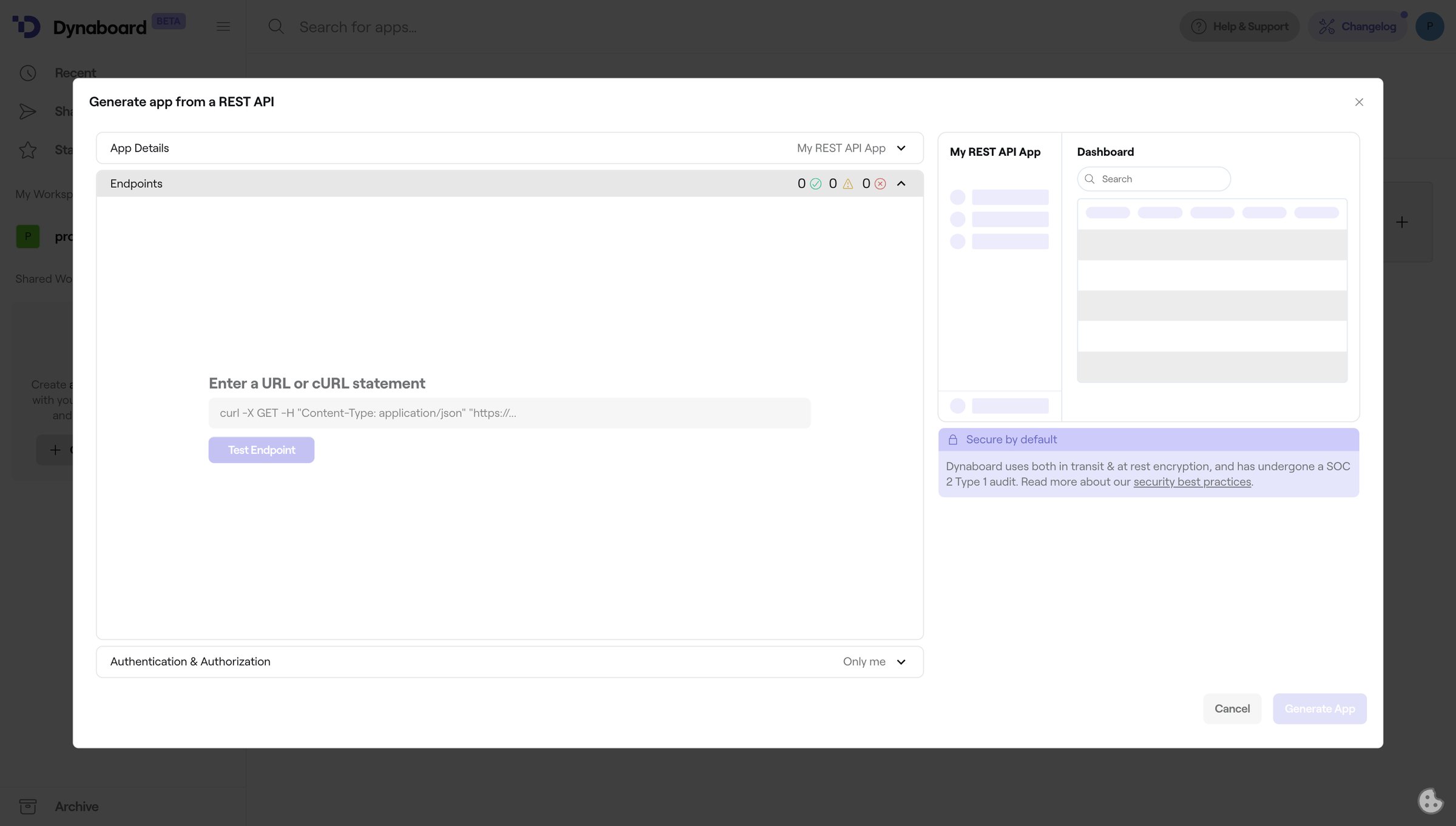 Dynaboard - Apps • Dynaboard screen