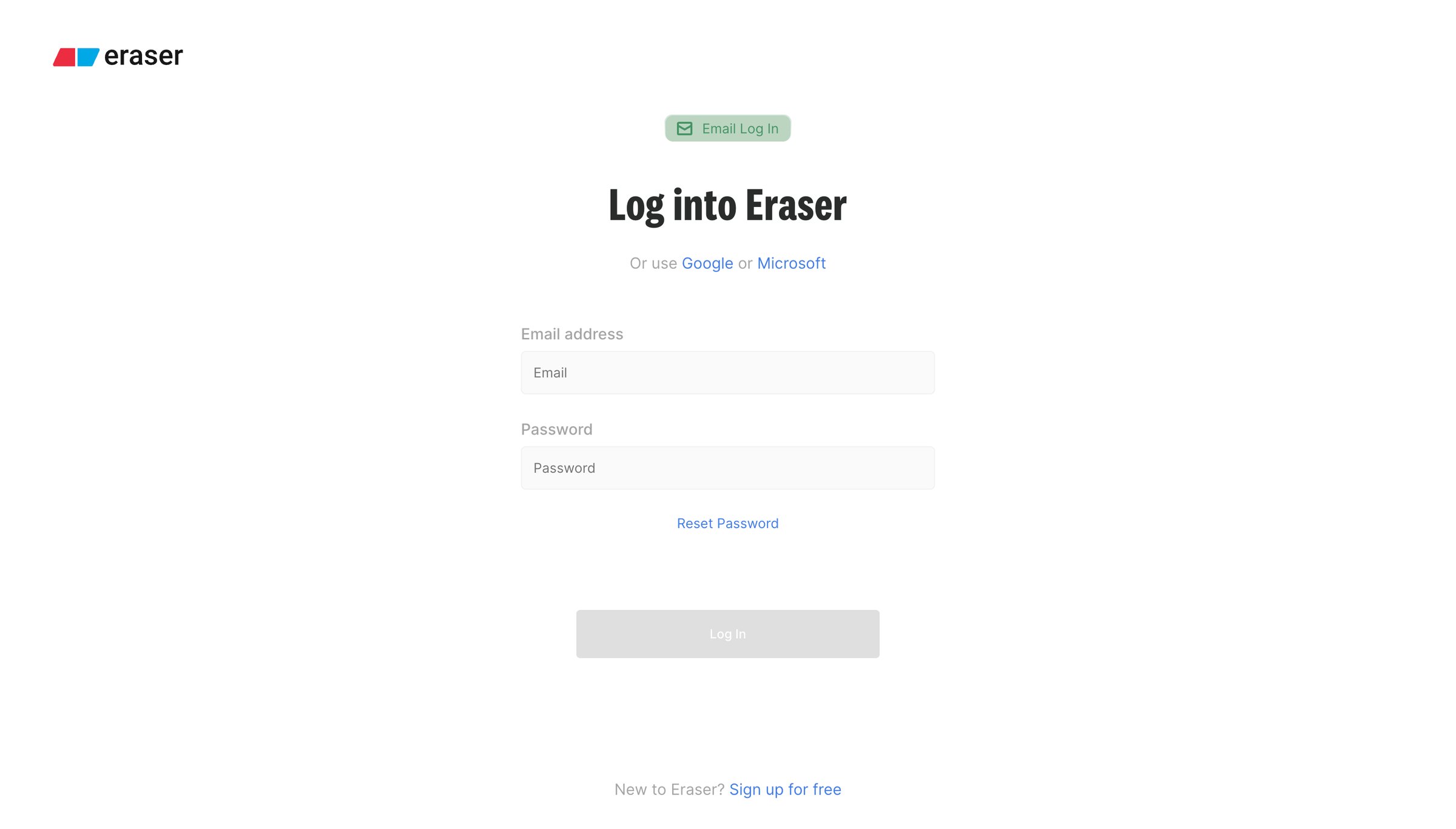 Eraser screen