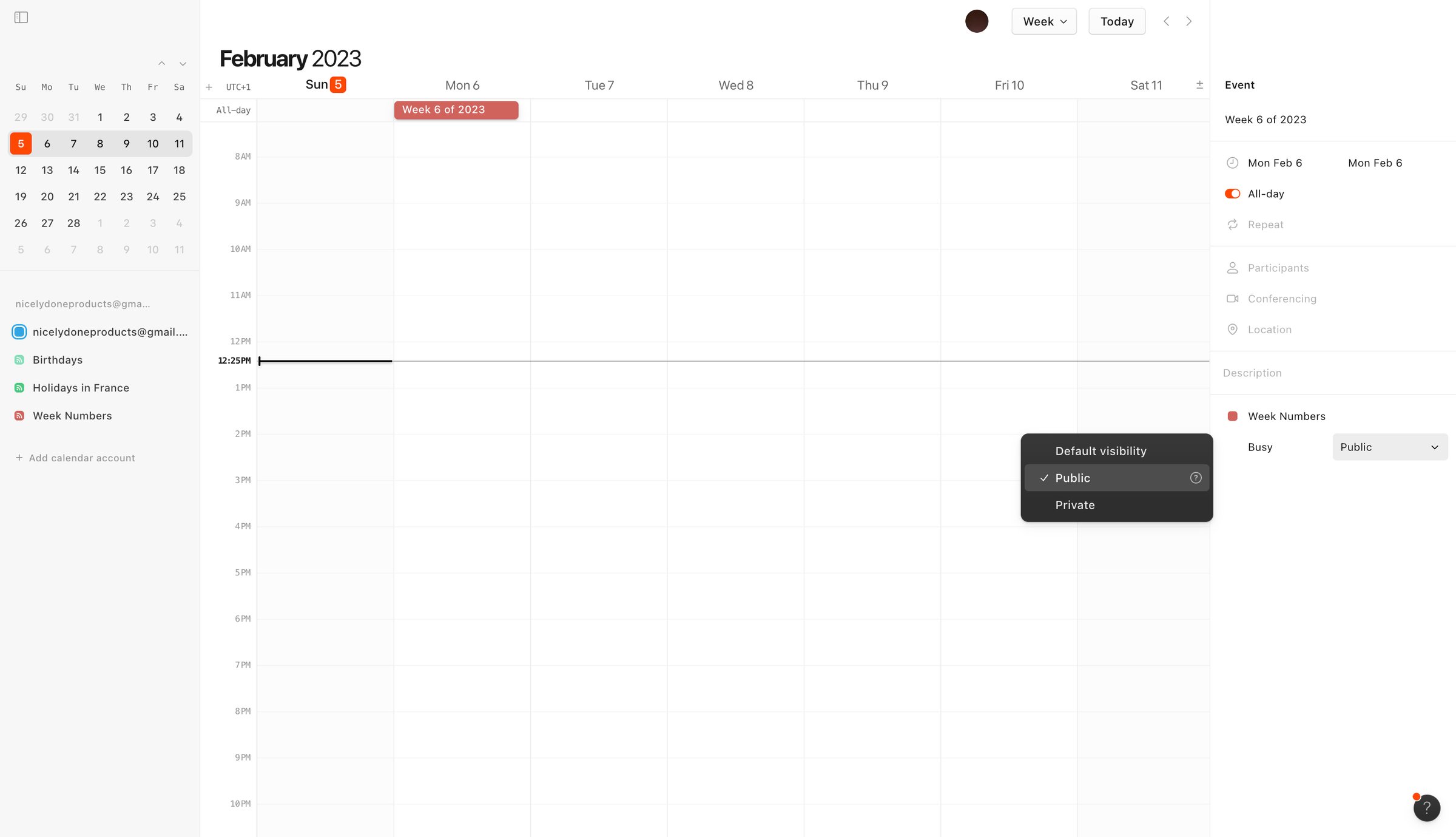 Cron screen