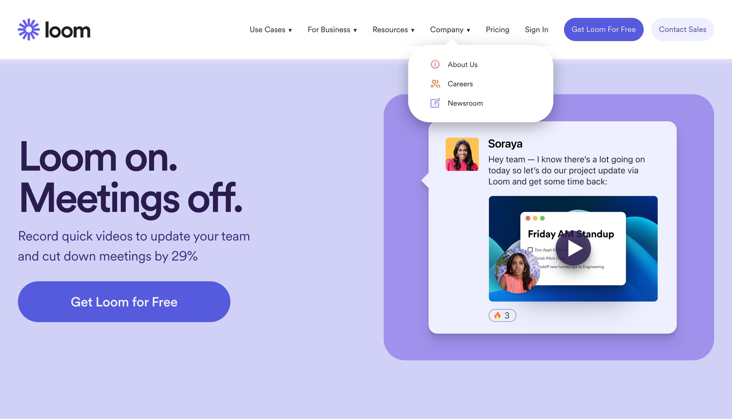 Loom - Loom Async Video Messaging for Work | Loom screen