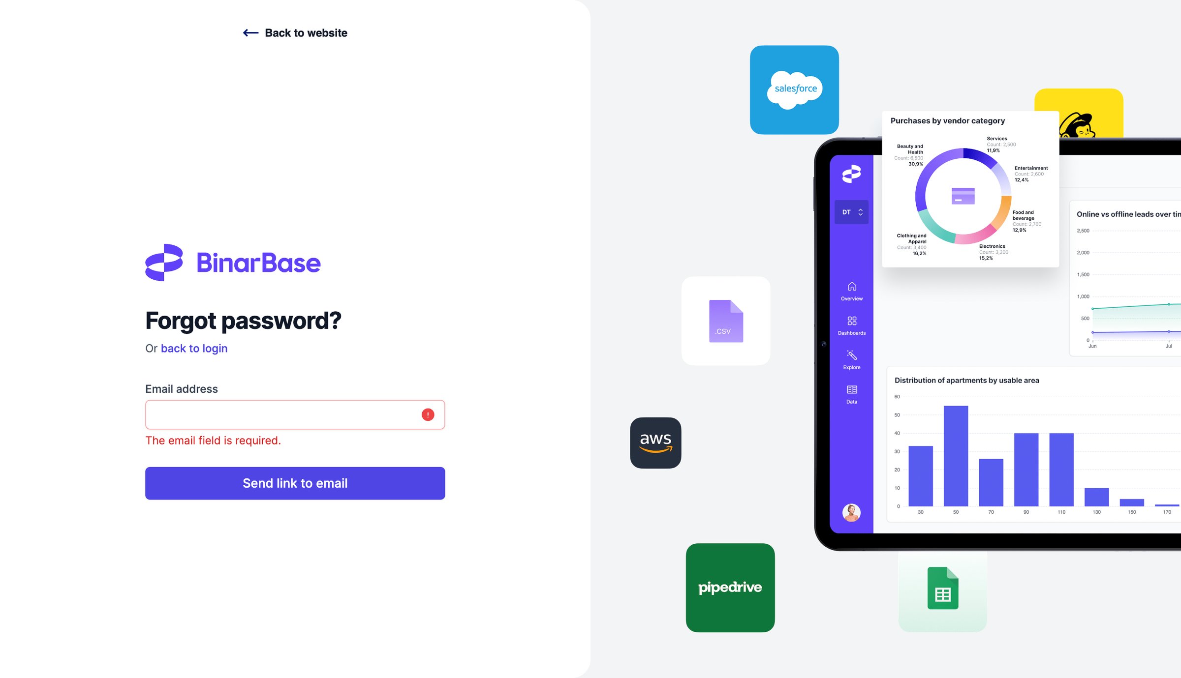 BinarBase - BinarBase for seamless analysis screen