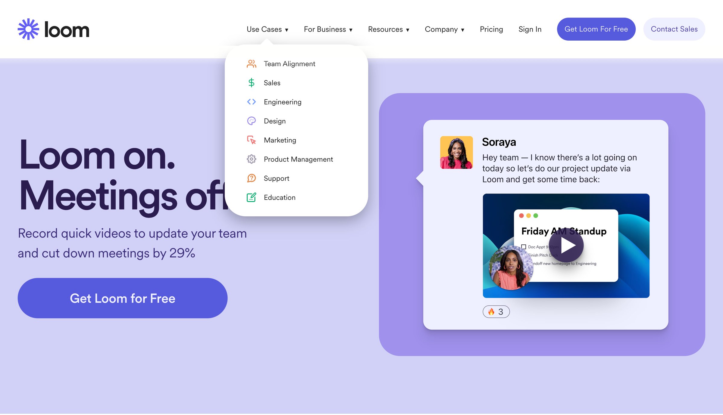 Loom - Loom Async Video Messaging for Work | Loom screen