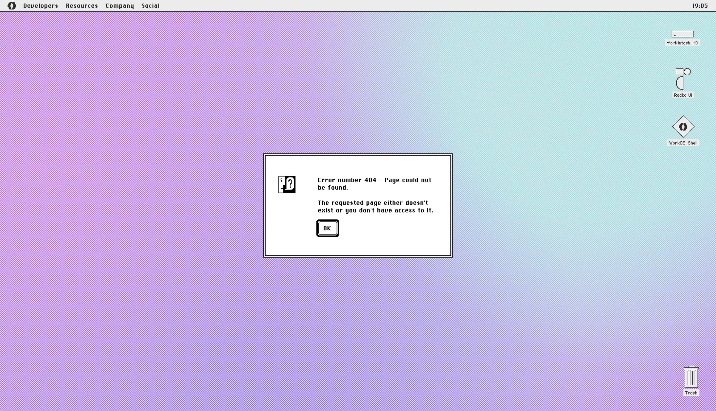 WorkOs - WorkOS - Page Not Found screen