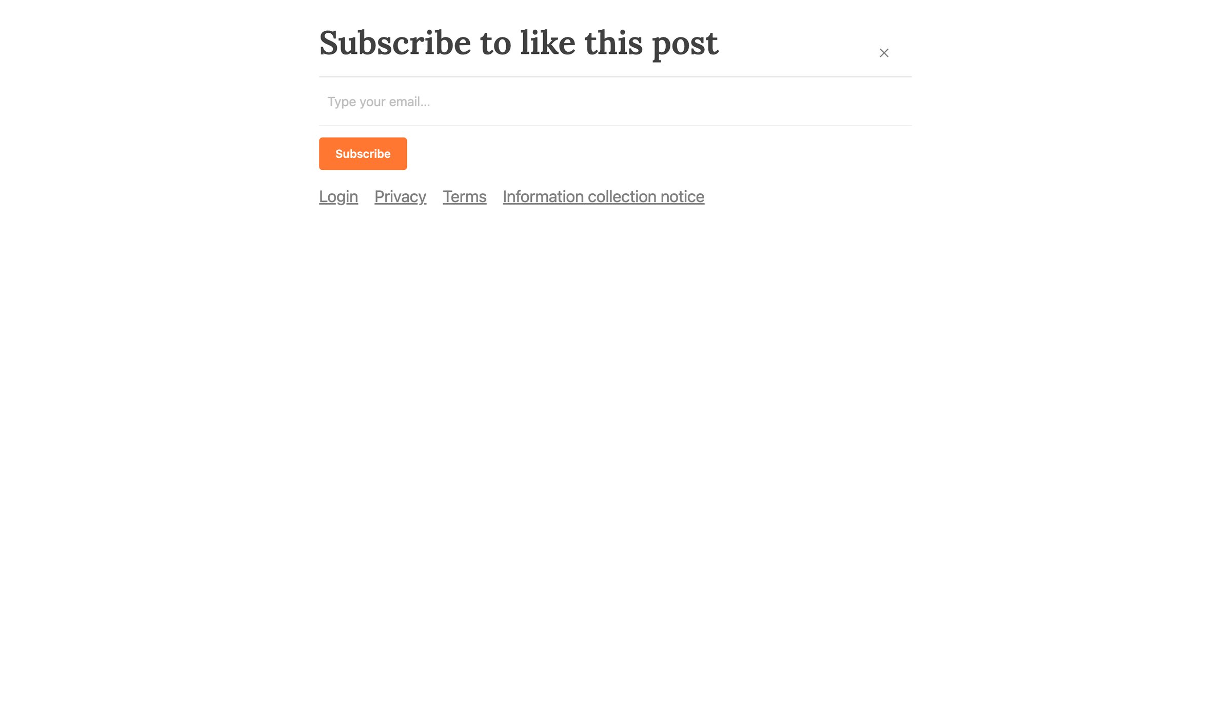 Substack - How to start a Substack - On Substack screen