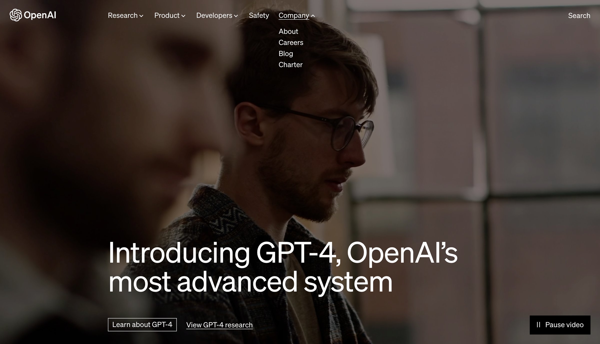 OpenAI screen