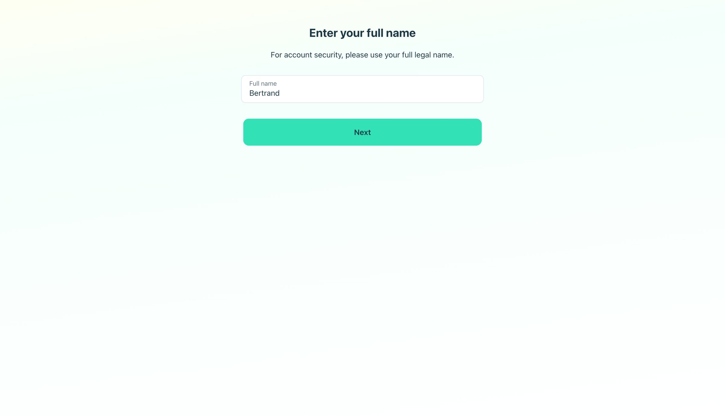 Link screen